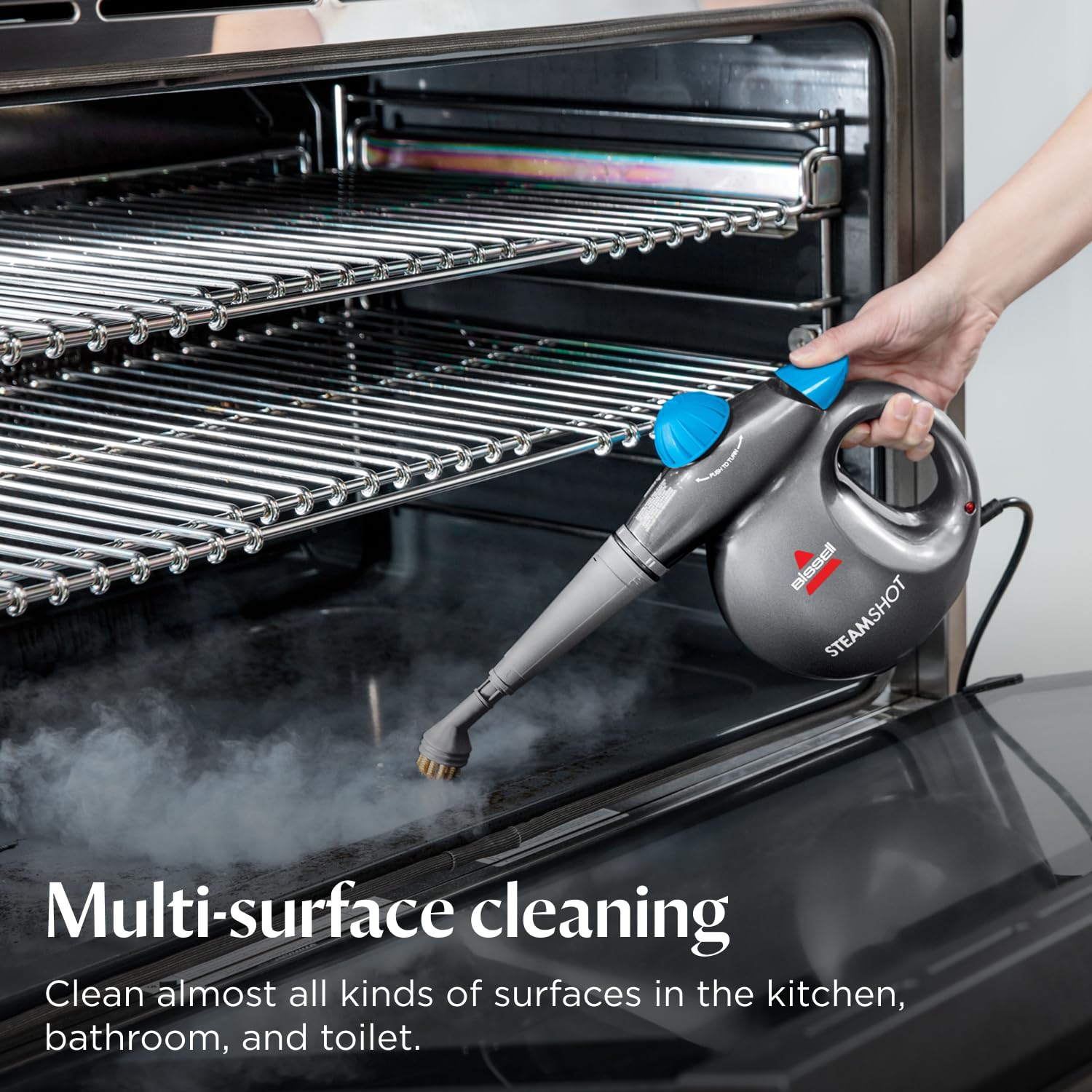 BISSELL SteamShot Handheld Steam Cleaner - Chemical-Free Cleaning | 8 Attachments | Portable 4