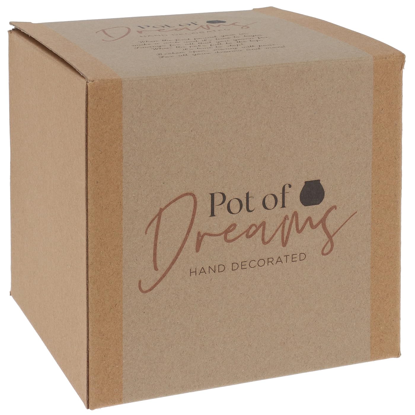 HOX Pot of Dreams Hand Painted Pink Leopard Print Ceramic Money Box | 560g 2