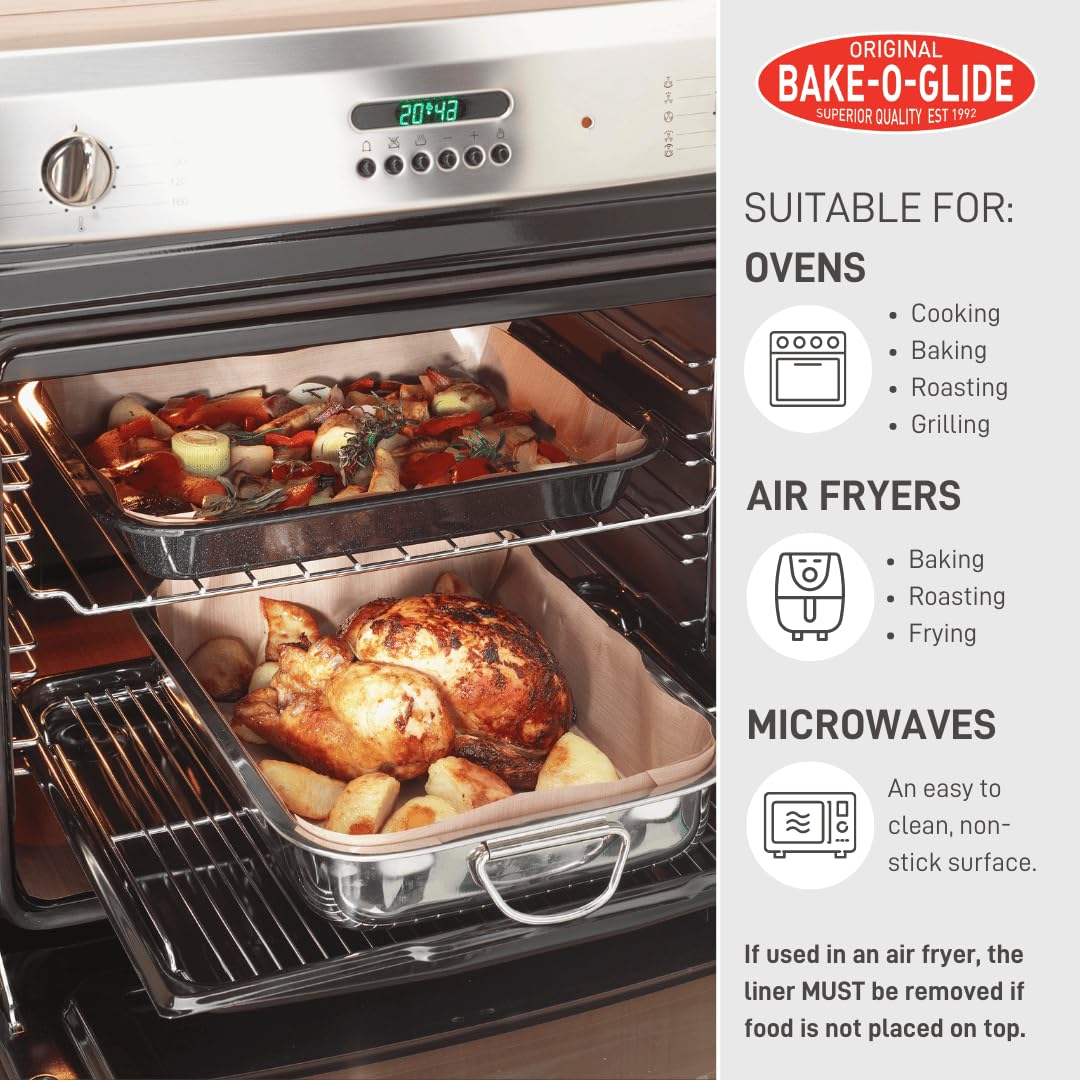 Bake-O-Glide STD0150 Non-Stick Reusable Baking Sheet - 400 x 330mm | PTFE Coated Glass Fabric 4