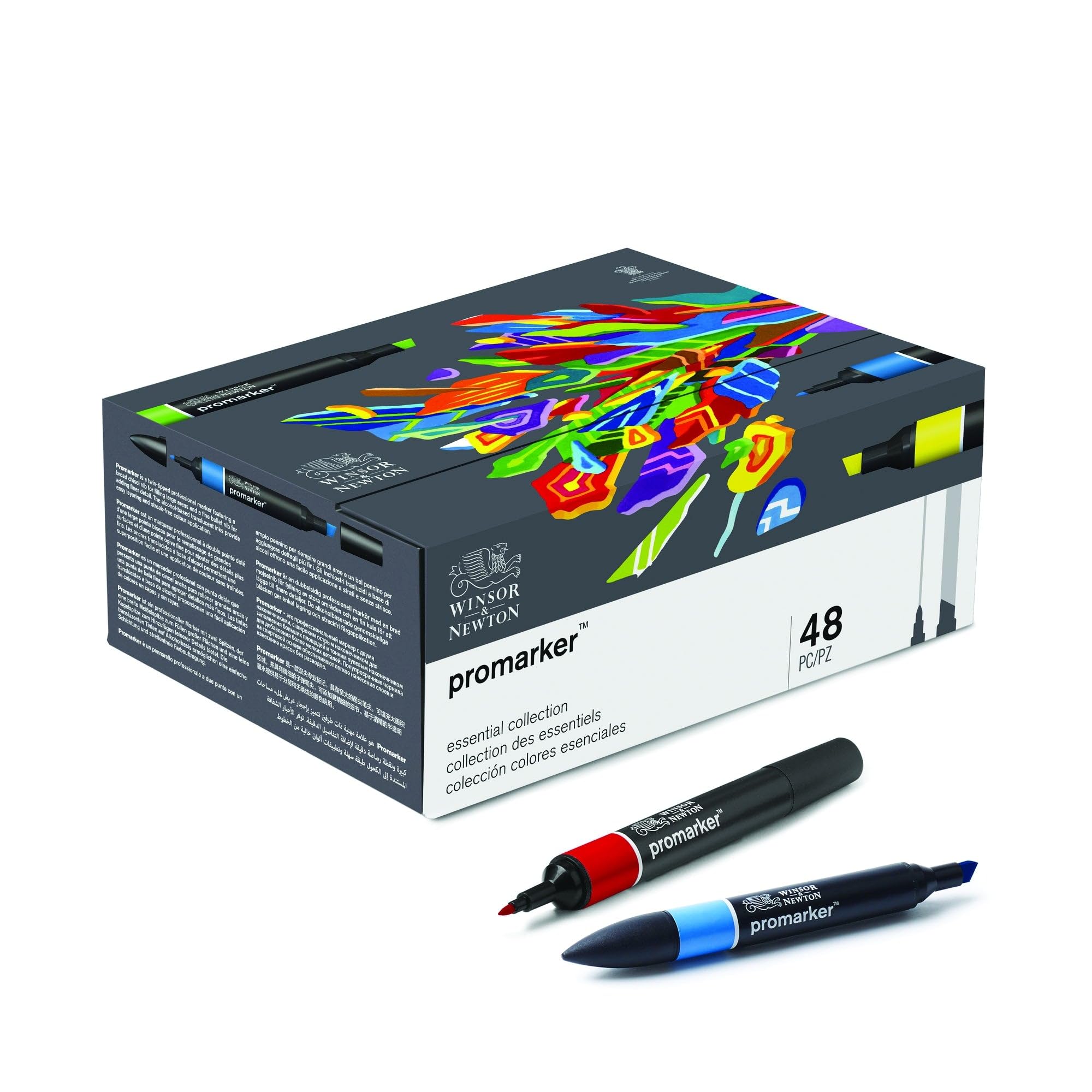Winsor & Newton Promarker Essential Collection - Alcohol Based Markers | Dual Tips | 48 Count 3