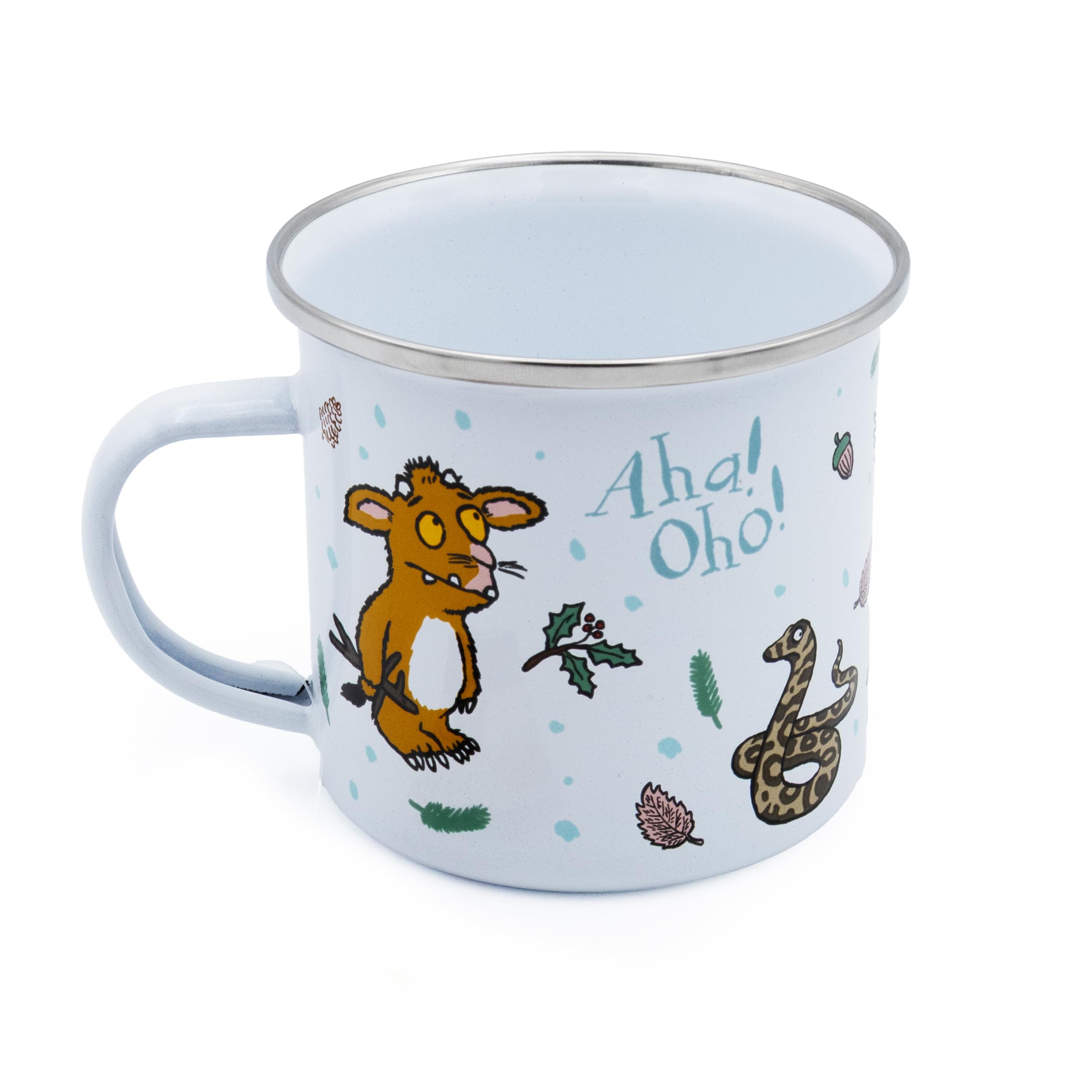 Robert Frederick The Gruffalo’s Child Enamel Coffee Mug - 350ml Capacity | Dishwasher Safe | Lightweight 1