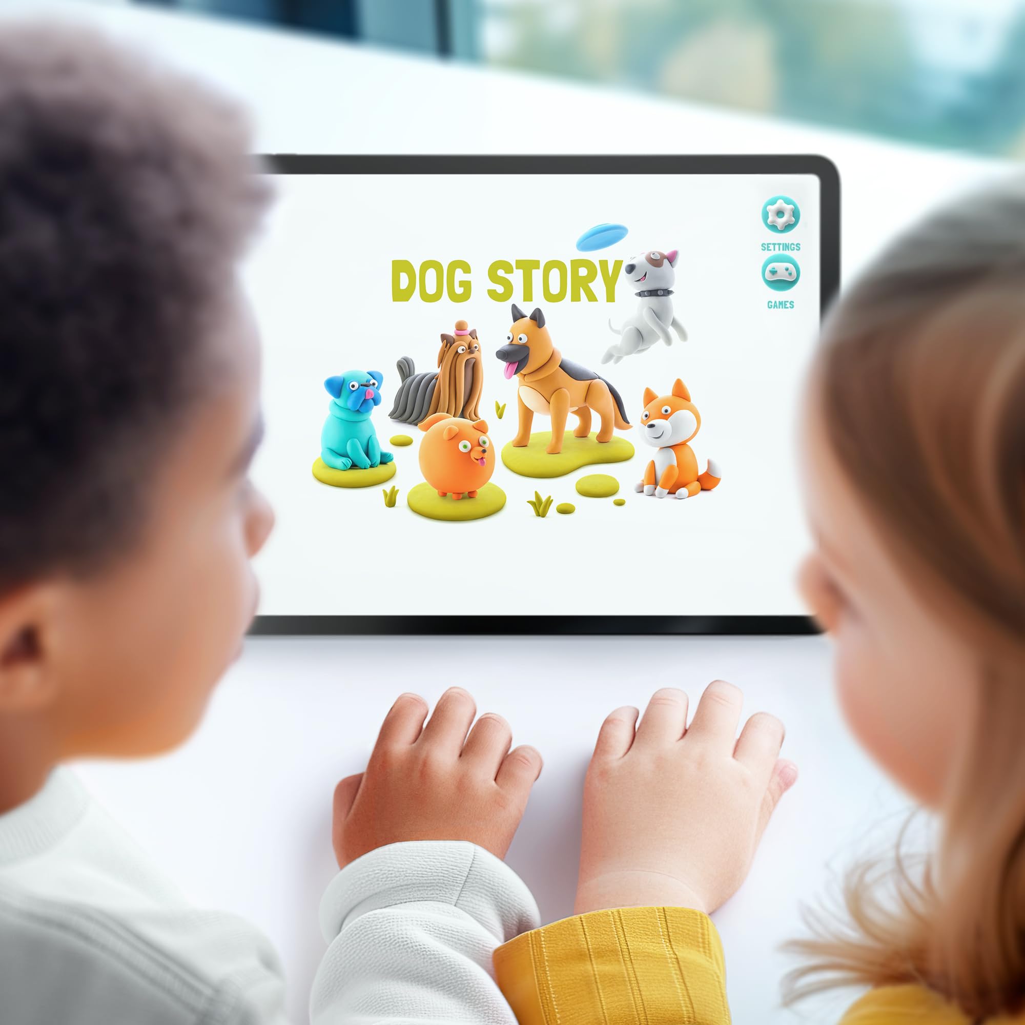 HEY CLAY Dog Story Modeling Clay Set - 15 Cans, Air Drying, Non-Toxic | Ages 3+ 3