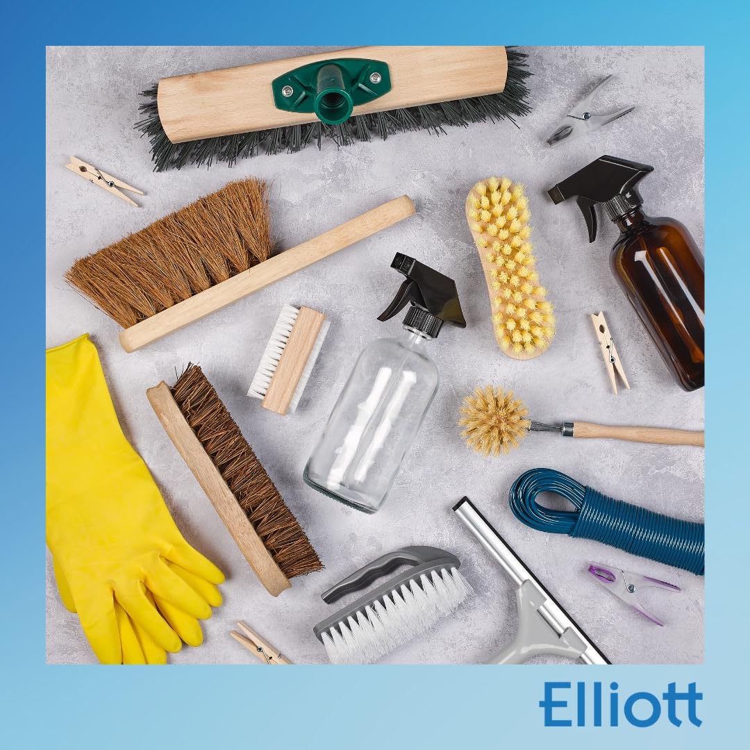 Elliott Multi-Purpose Window Squeegee - 20cm Rubber Blade for Streak-Free Cleaning | Grey 7