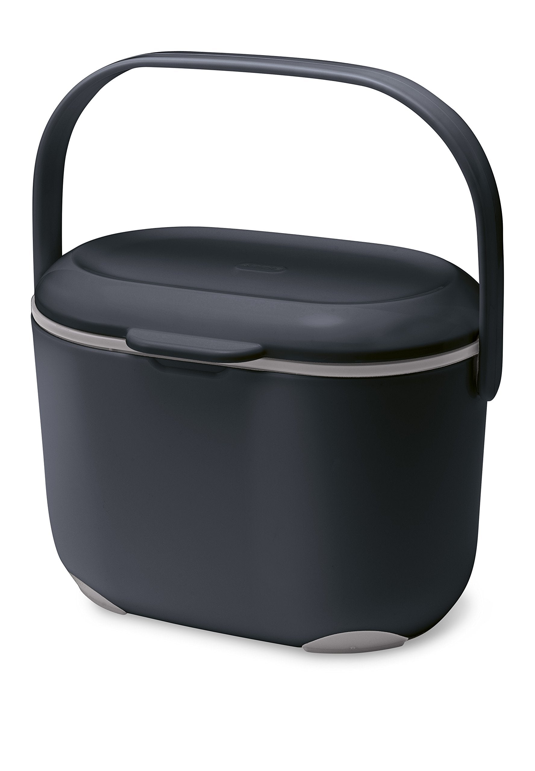 Addis 515630 Kitchen Compost Caddy - 2.5L Capacity | Black/Grey Plastic