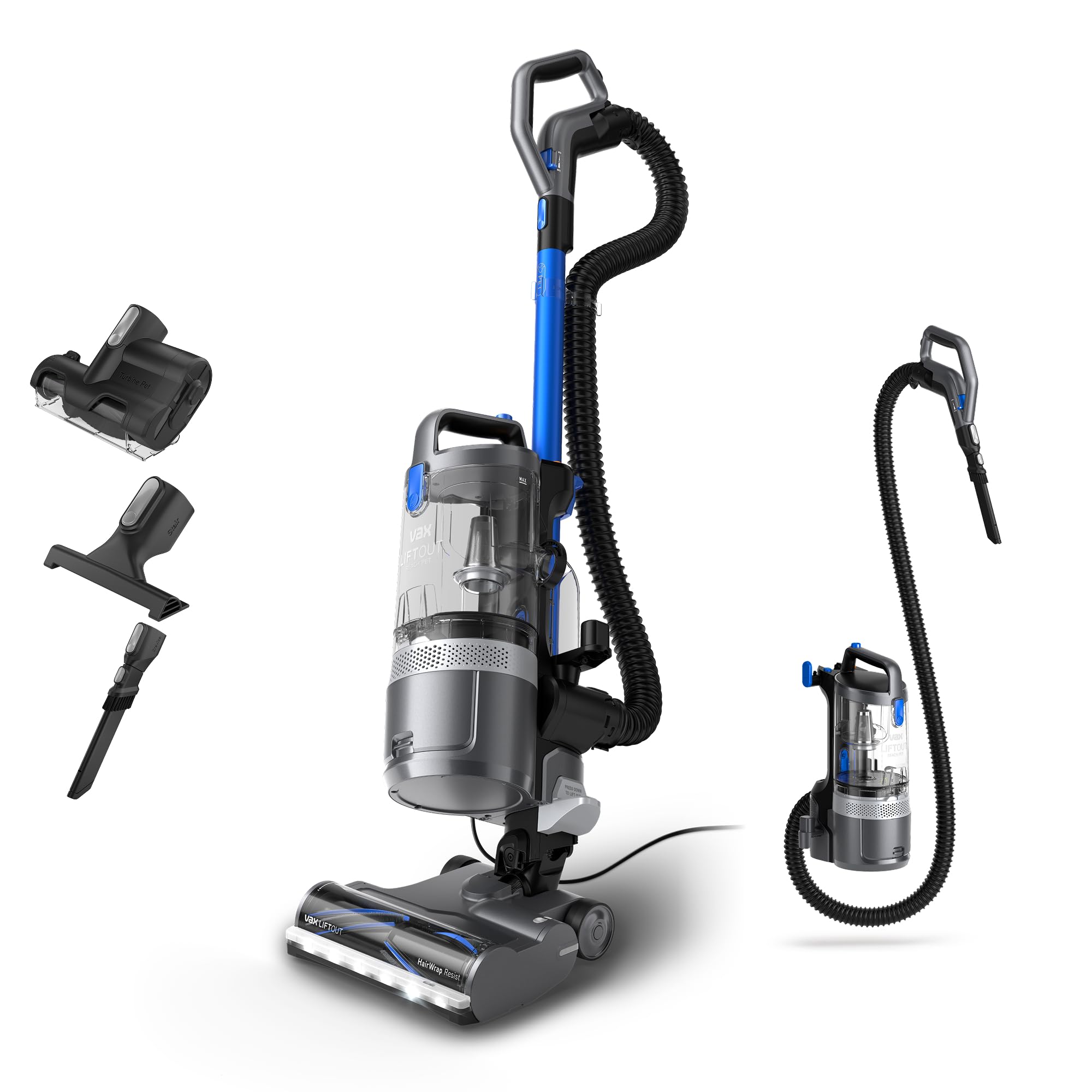 Vax LiftOut Reach Pet Corded Upright Bagless Vacuum Cleaner - 600W, 6.4kg, 2L Capacity 1