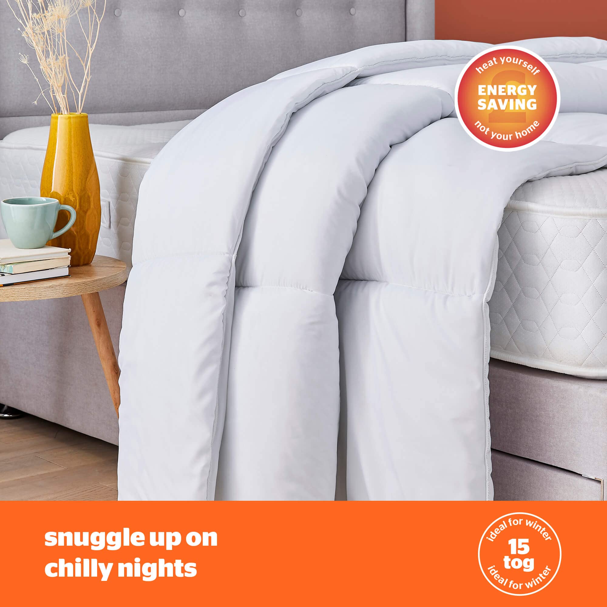 Silentnight So Snug Double Duvet - 15 Tog Winter Warmth | Hypoallergenic | Machine Washable 2