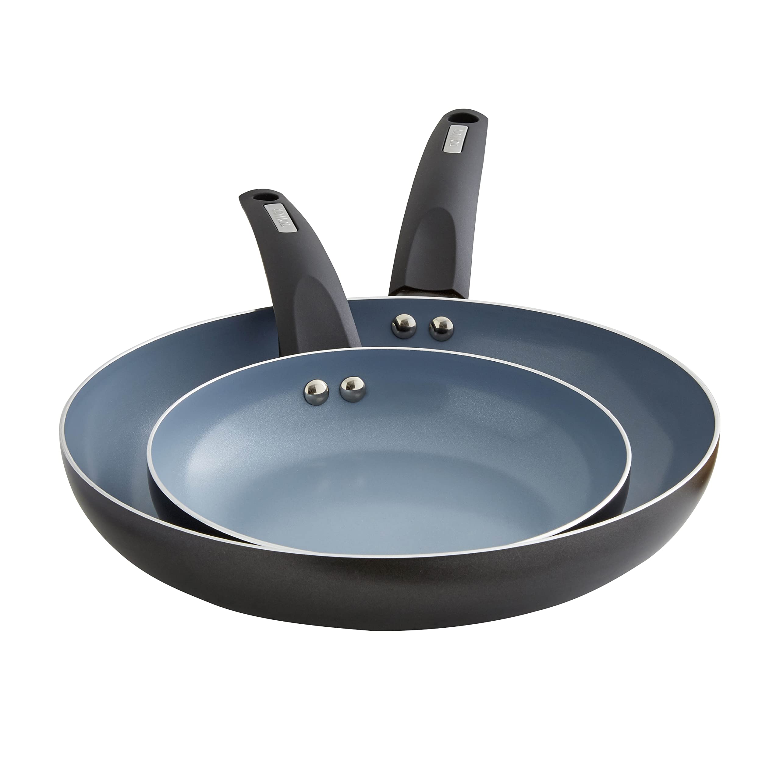 Tower T80300 Cerasure Induction Frying Pan Set - 2 Piece (20/28 cm) | Non-Stick Ceramic | Cool Handles 1