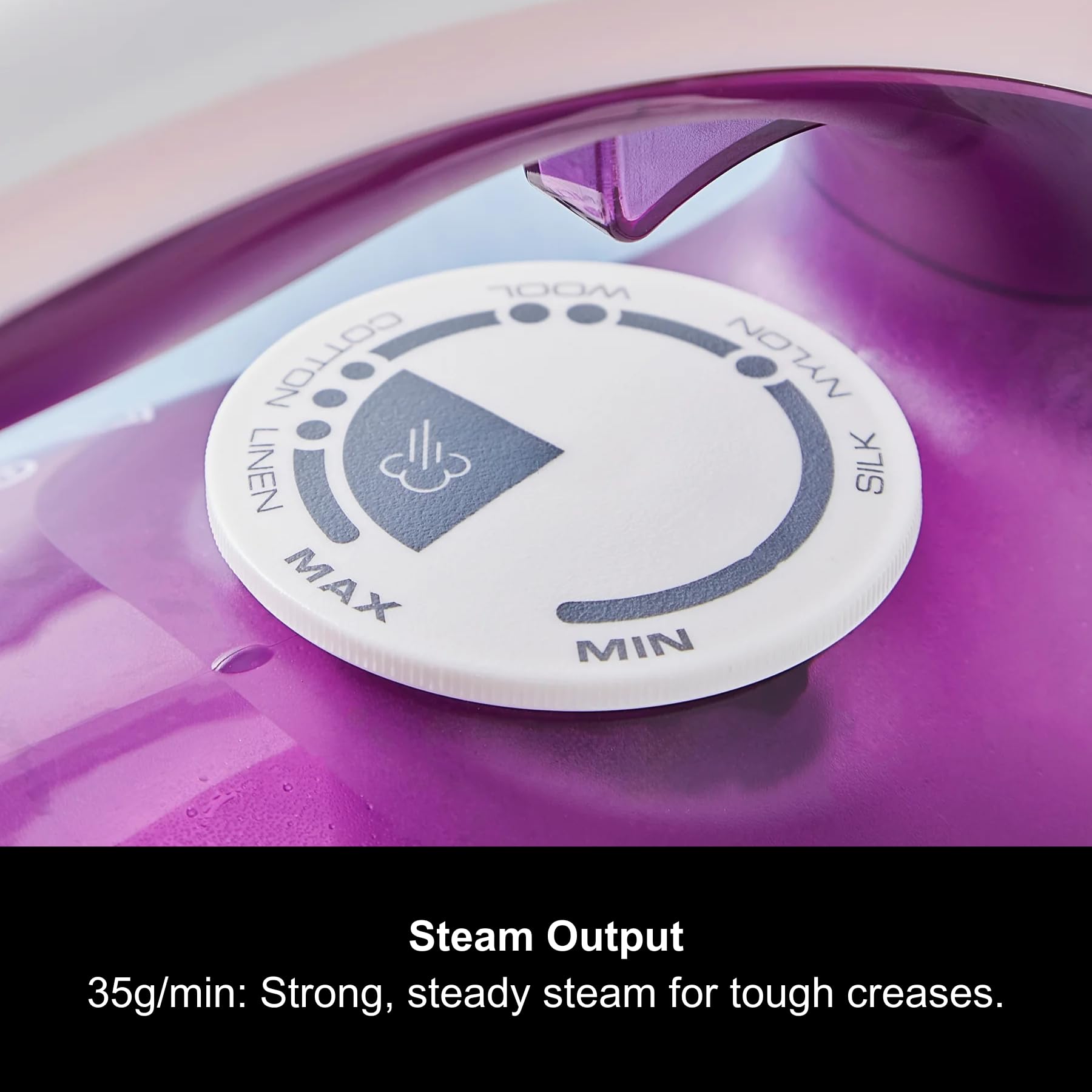 Morphy Richards Steamflow Turbo Steam Iron - 35g/min Vertical Steam | Ceramic Soleplate | 320ml Tank 4