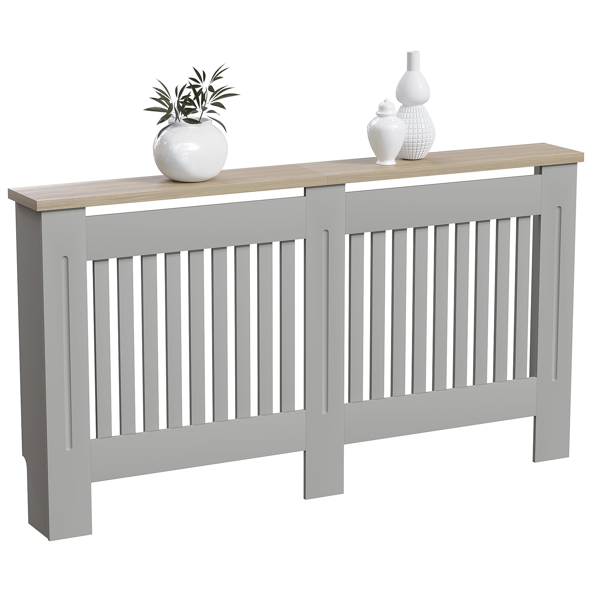 Vida Designs Arlington Radiator Cover - Large | Olive Grey | Engineered Wood 1