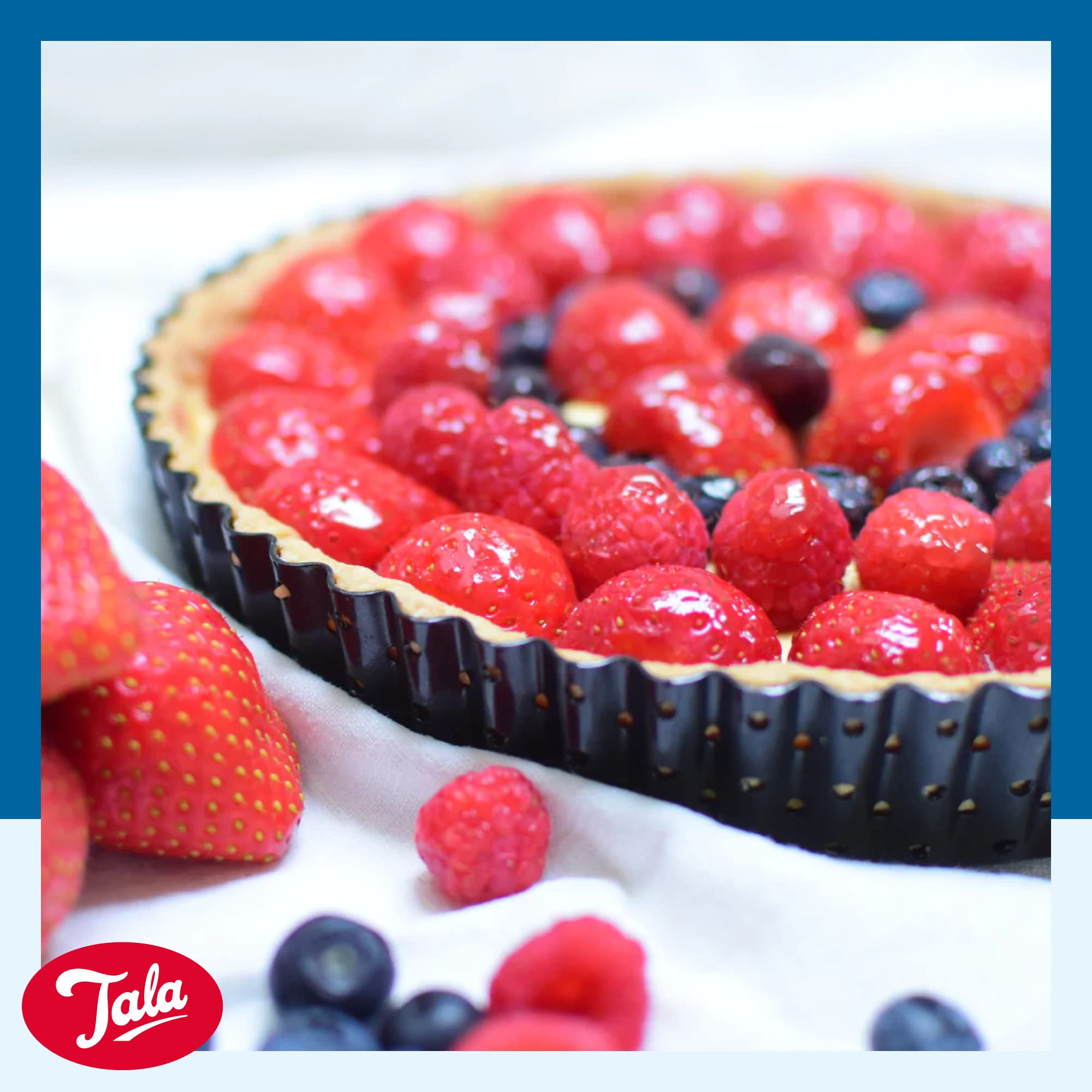 Tala Wooden Pastry Brush - Durable Wood Construction for Glazing and Basting | 190x20mm 5