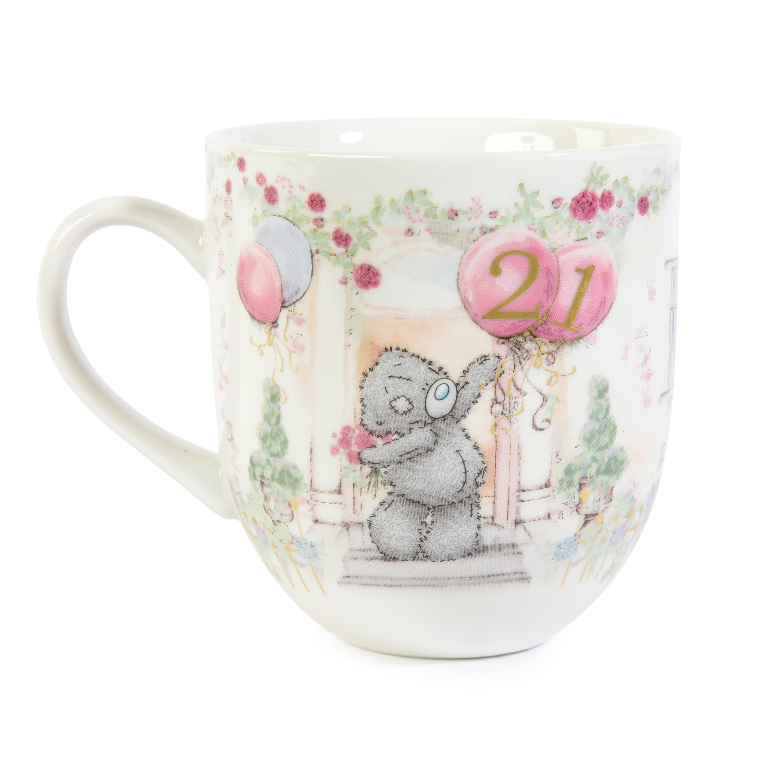 Me To You Bear Tatty Teddy 21st Birthday Luxury New Bone China Coffee Mug in Gift Box 1