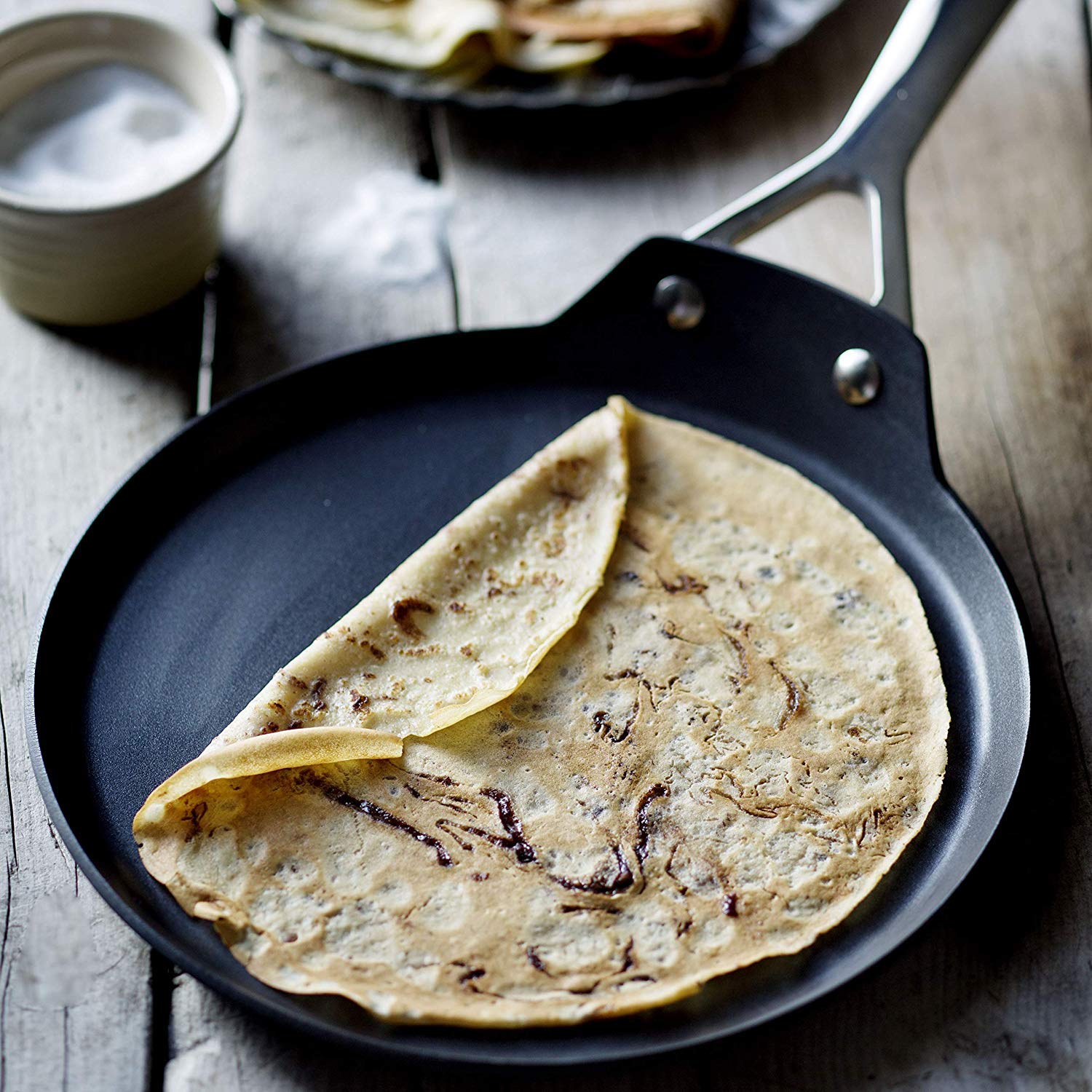 LE CREUSET Toughened Non-Stick Crepe Pan - 28cm Diameter | Induction Compatible | Oven Safe 5
