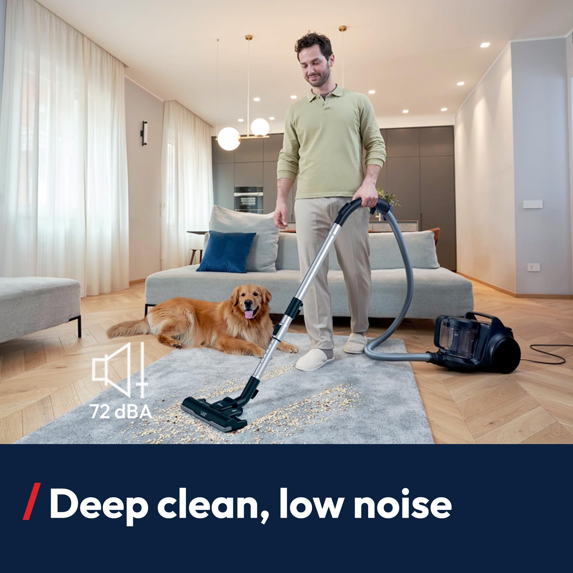 Hoover HP2 Powerful Cylinder Vacuum Cleaner - Bagless, Lightweight, 2.5L Capacity 3