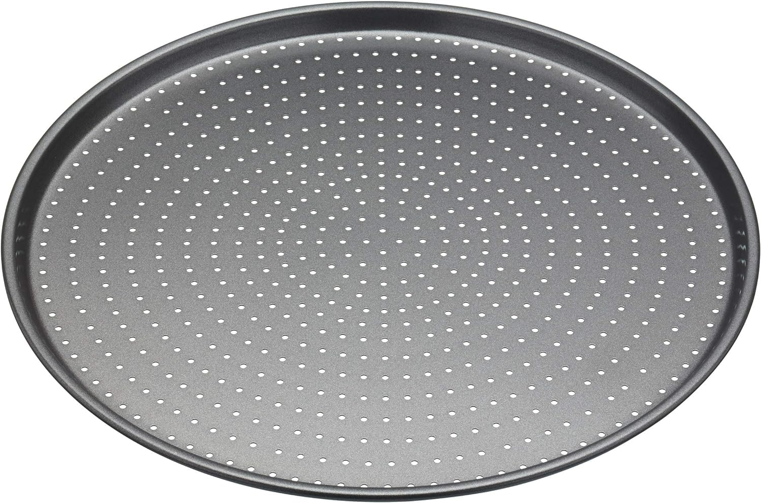 MasterClass KCMCCB14 Crusty Bake Perforated Pizza Tray - 32 cm, 1 mm Carbon Steel, Non-Stick 1