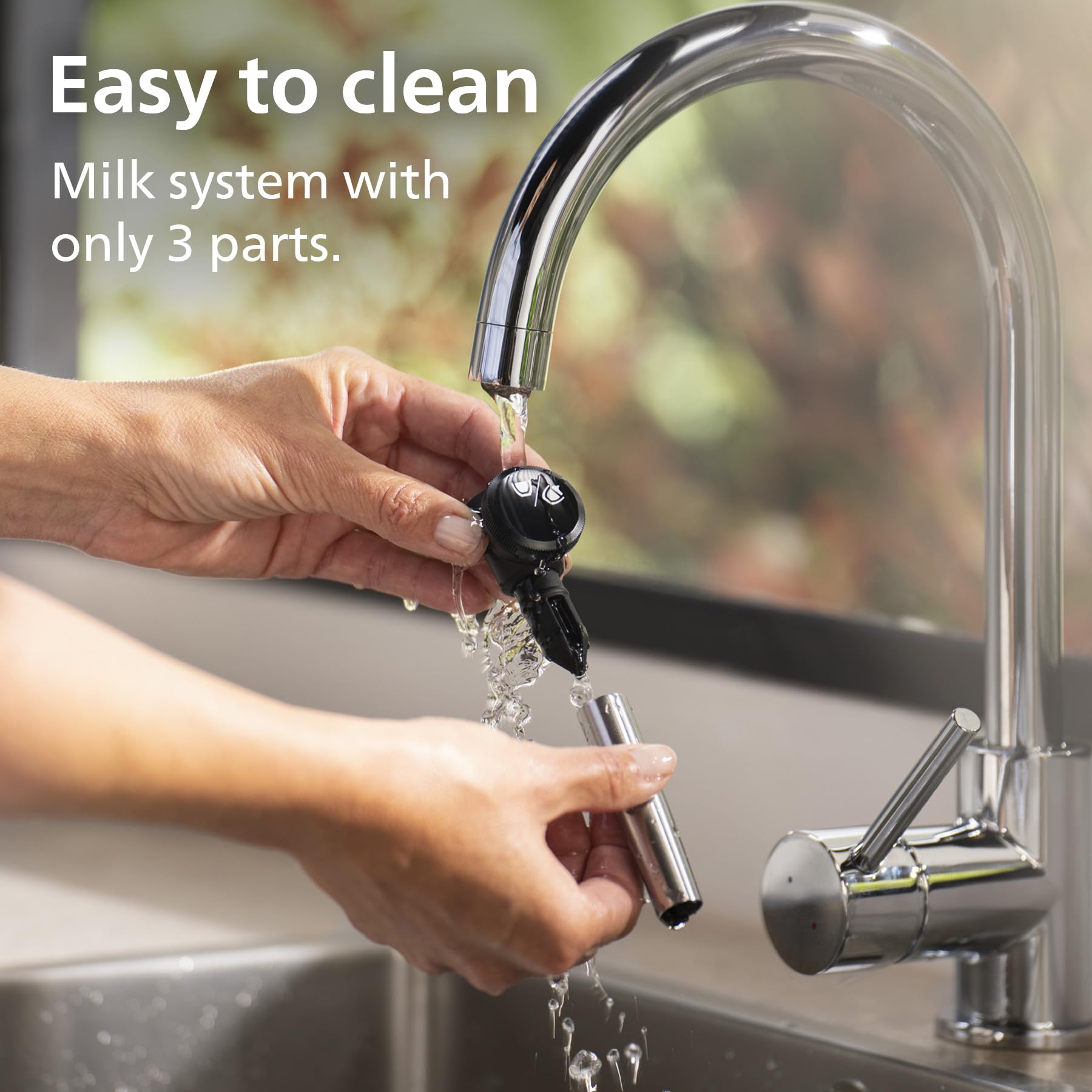 Philips 2200 Series Bean to Cup Coffee Machine - 2 Coffee Varieties, Classic Milk Frother, Black 7