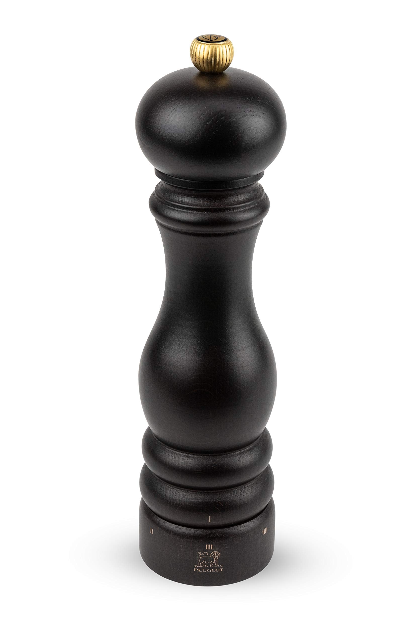 PEUGEOT Paris u'Select Pepper Mill - 22 cm | 6 Predefined Grind Settings | Chocolate Wood 1