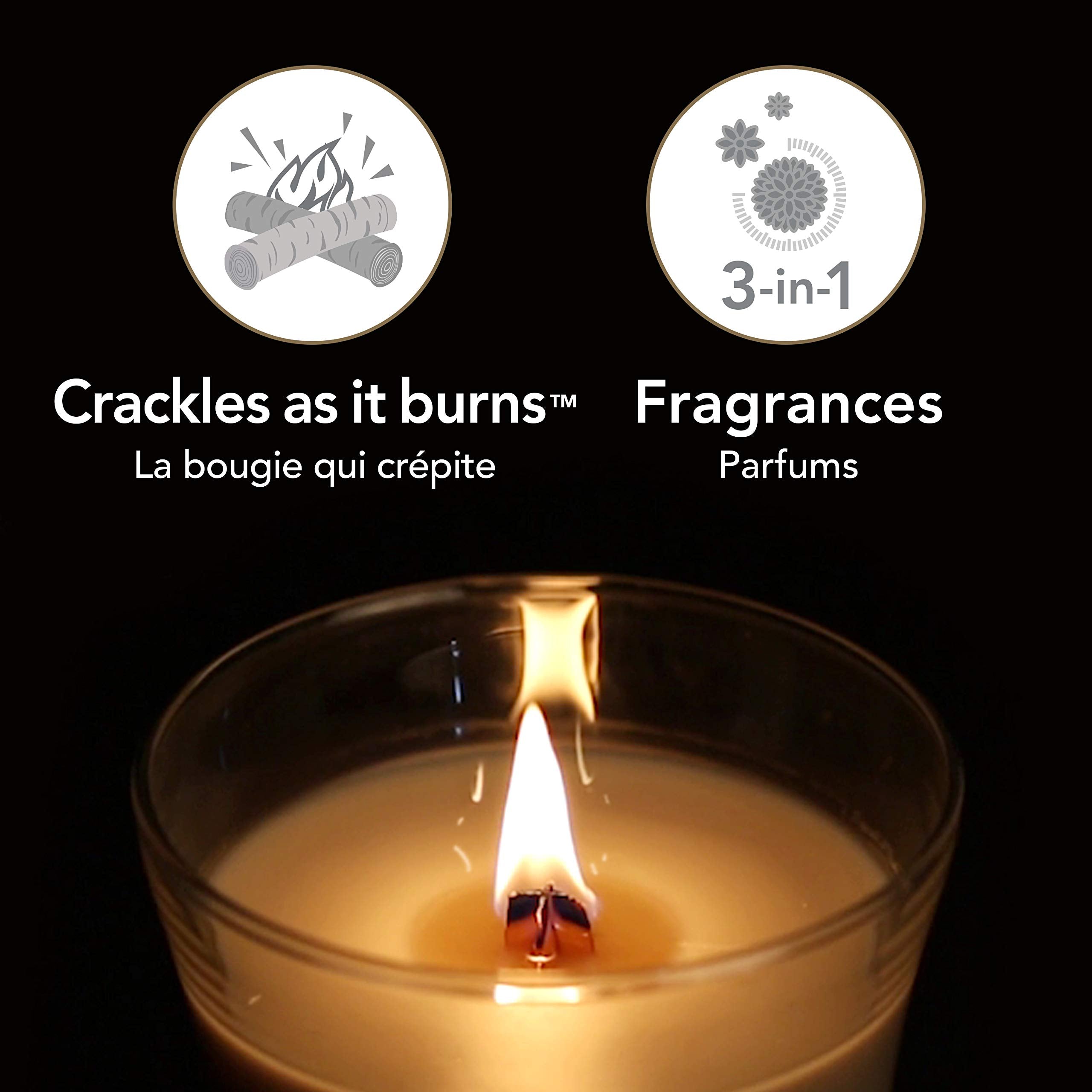 Woodwick Large Hourglass Trilogy Scented Candle - Sun Ripened Berries | Crackling Wooden Wick | Up to 130 Hours 3