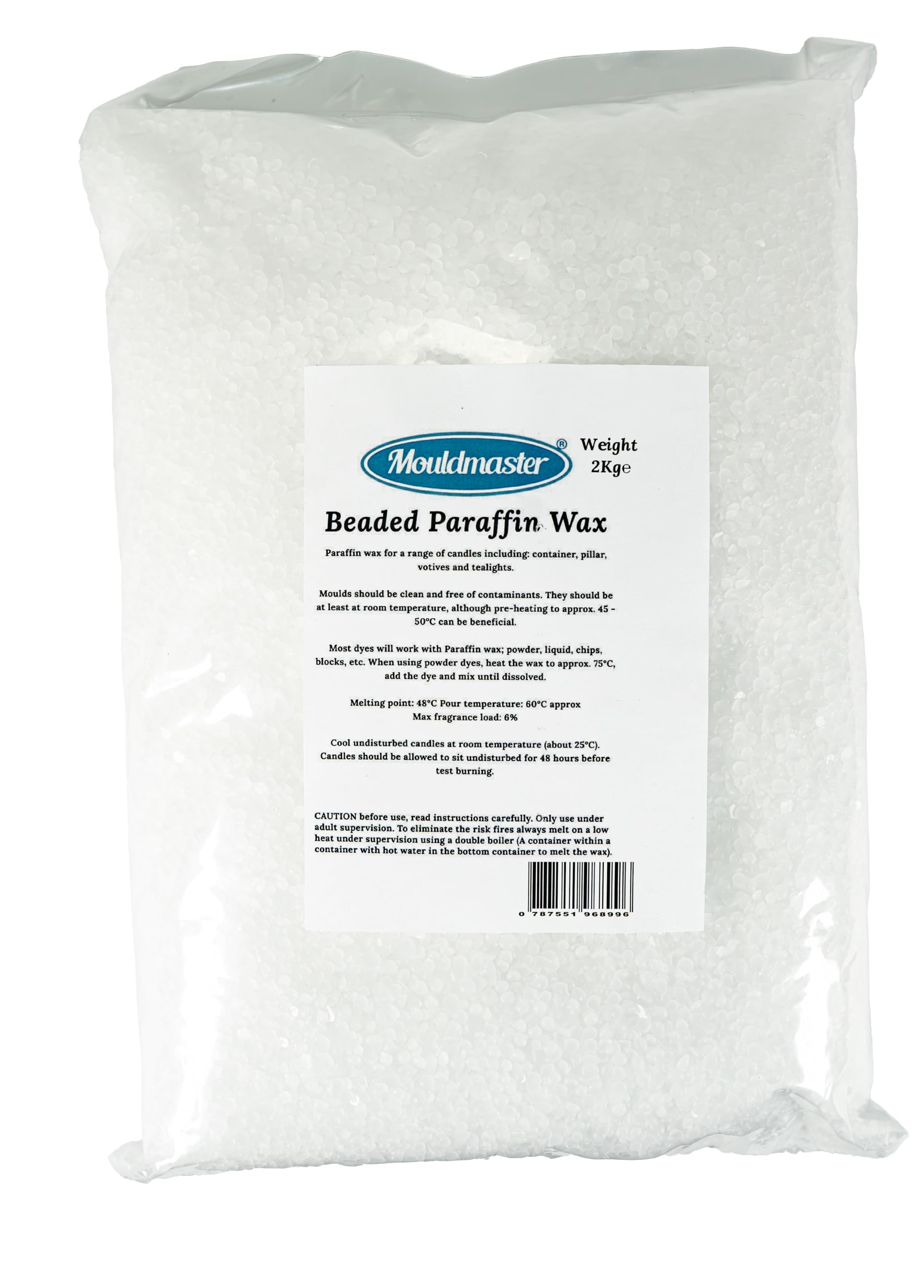 Homecrafts Candle Wax - 2kg Bag White Wax for Homemade Candles | Melting Point 57-60°C 1