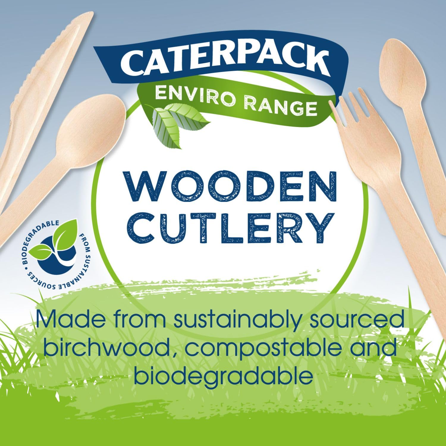 Caterpack Enviro Range Wooden Cocktail Sticks - 1000 Count | Fully Recyclable & Biodegradable 5