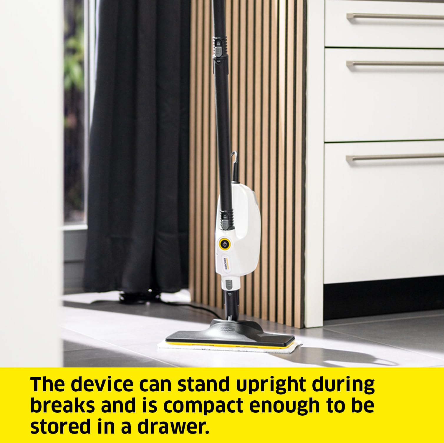 Kärcher Steam Cleaner SC 1 Multi & Up Extra - 0.5 min Heat Time | 1300W | Convertible Design 7