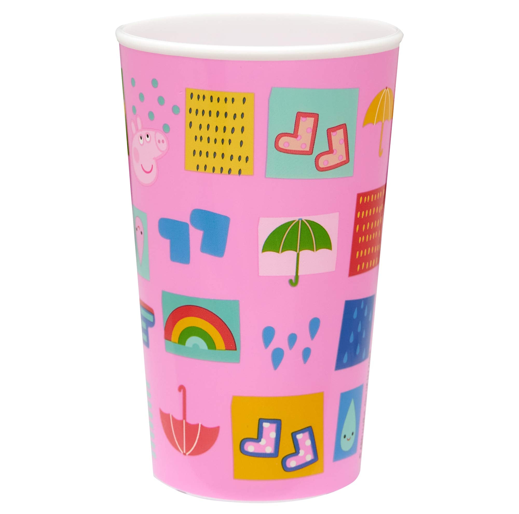 Peppa Pig Perfect Day 3 Piece Children's Dinnerware Set | PP Plastic | Microwave & Dishwasher Safe 10