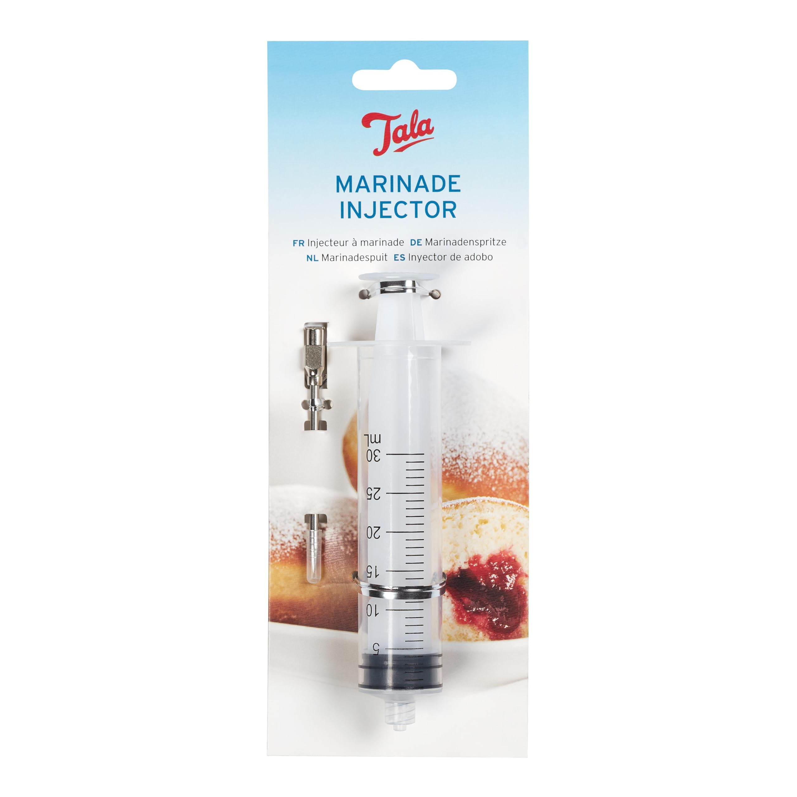 Tala Marinade/Filling Injector - Multipurpose Flavor Infusion | Stainless Steel | 20.5 x 4 x 2.5 cm 1