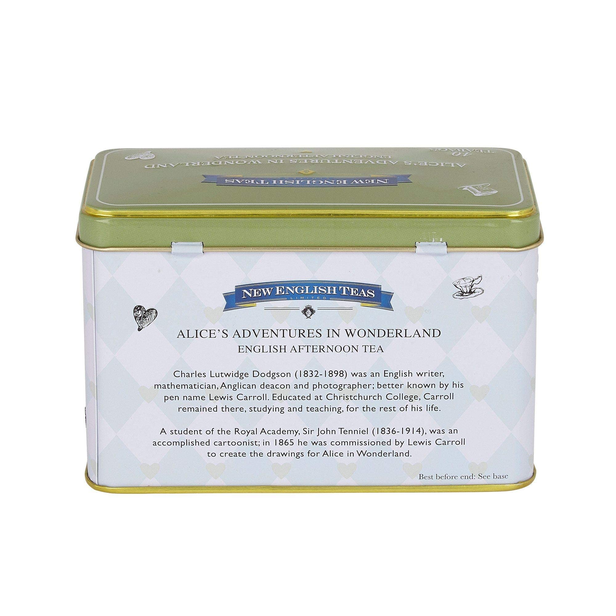 New English Teas Alice in Wonderland Tea Caddy with 40 English Afternoon Teabags | Collectible Tin 5