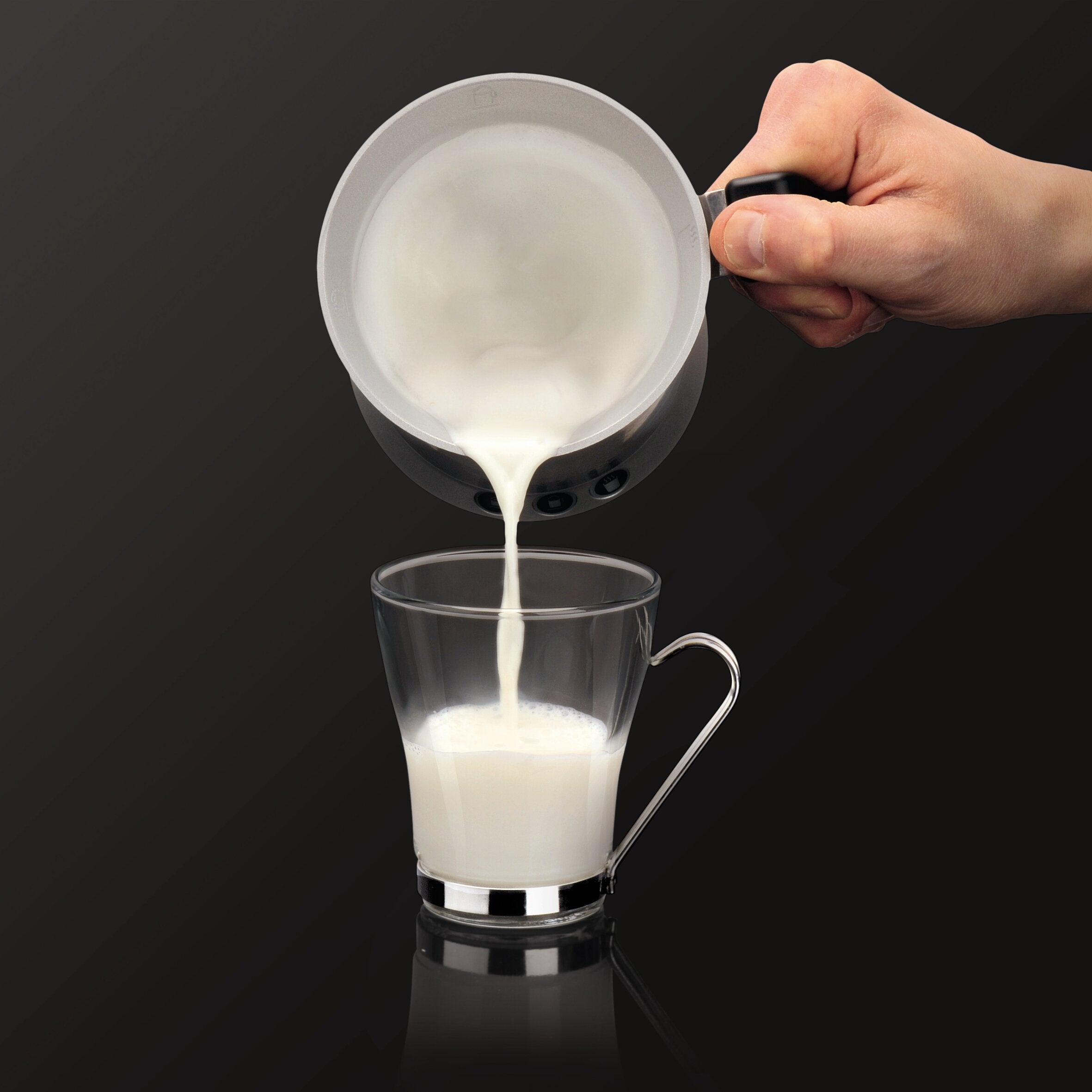 KRUPS Automatic Milk Frother - One-Touch Control for Hot/Cold Foam | Non-Stick | 150ml Froth Capacity 6