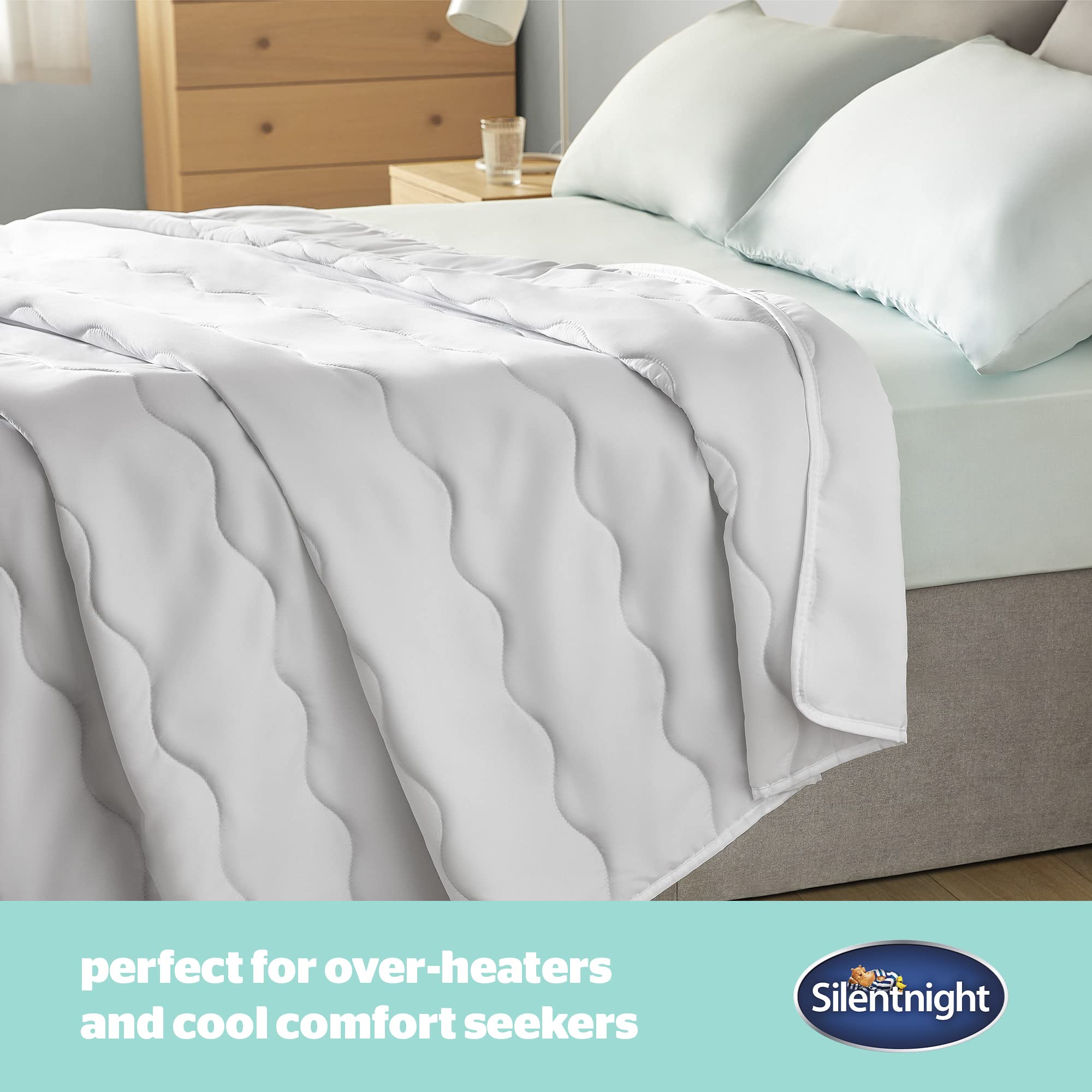 Silentnight Summer Breeze 2.5 Tog Double Duvet - Lightweight Hypoallergenic Summer Quilt | 200x200cm 2