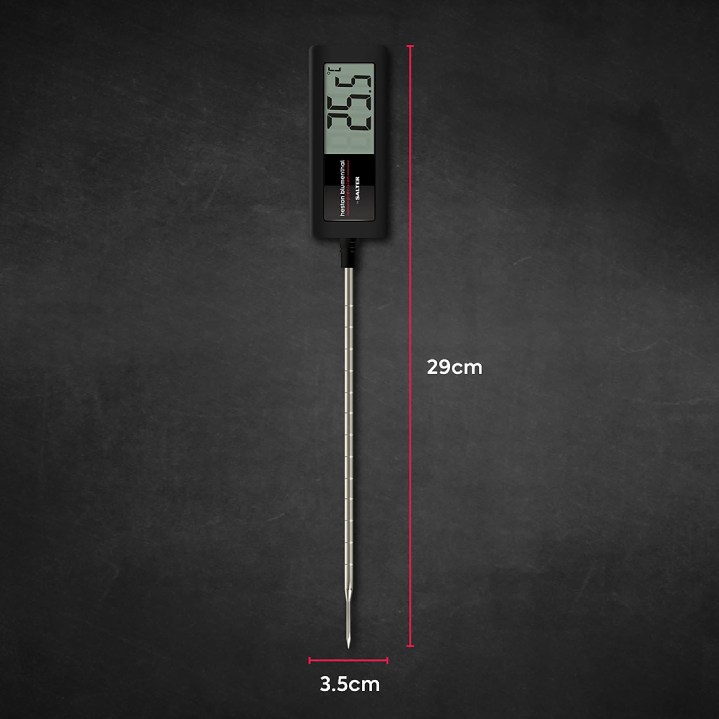 Salter Heston Blumenthal Precision 557 HBBKCRUP Indoor/Outdoor Meat Thermometer | 0.1°C Precision | -45°C to 200°C 8