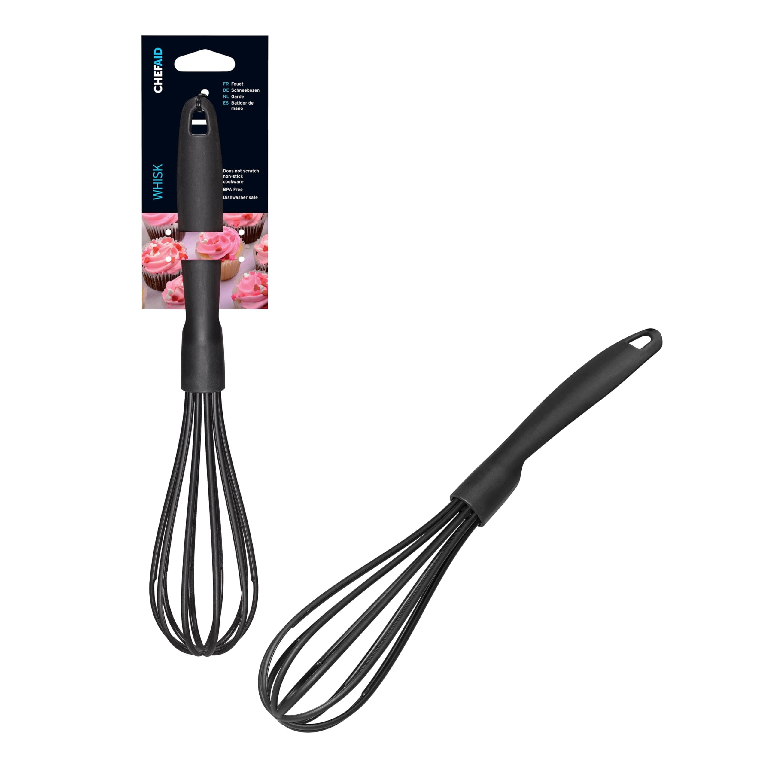 Chef Aid Nylon Whisk - BPA Free & Non-Scratch for Non-Stick Cookware | 32 cm 4