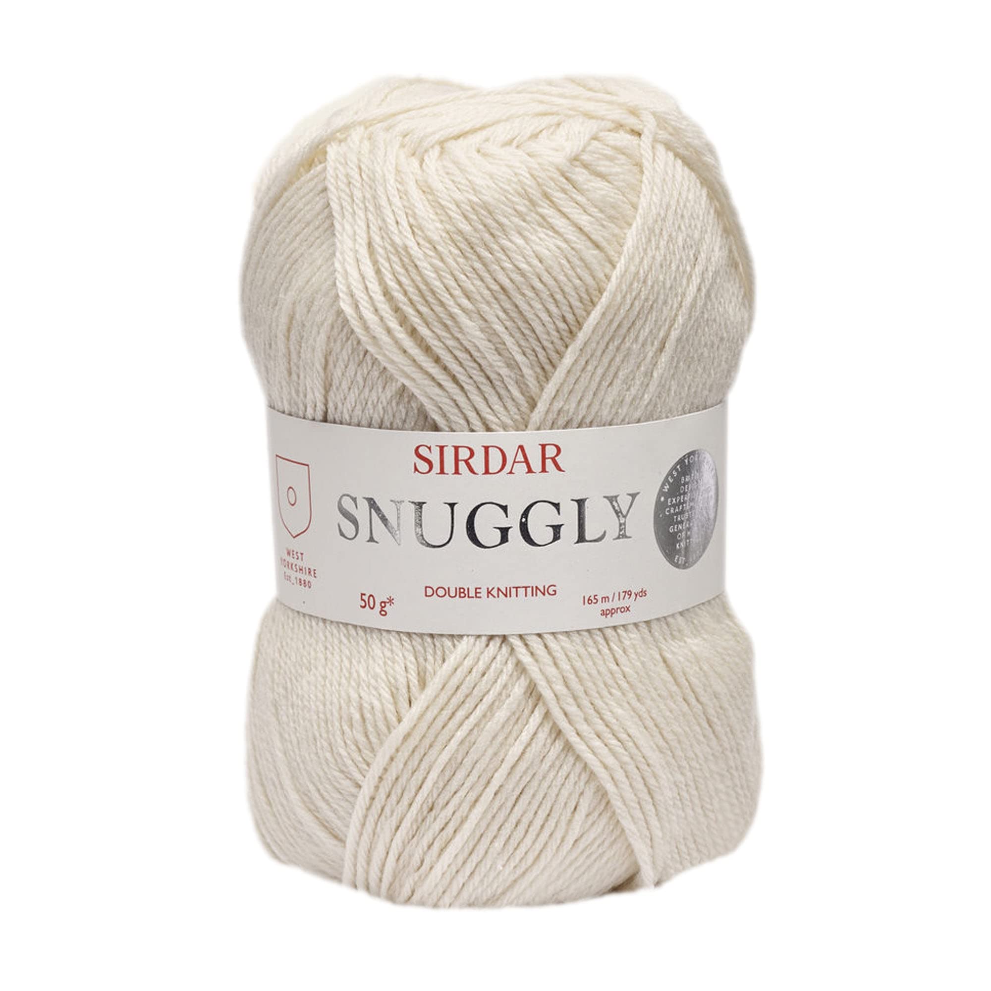 Sirdar Snuggly DK Double Knitting Yarn - Baby Favorite | 50g | Rice Pud 1