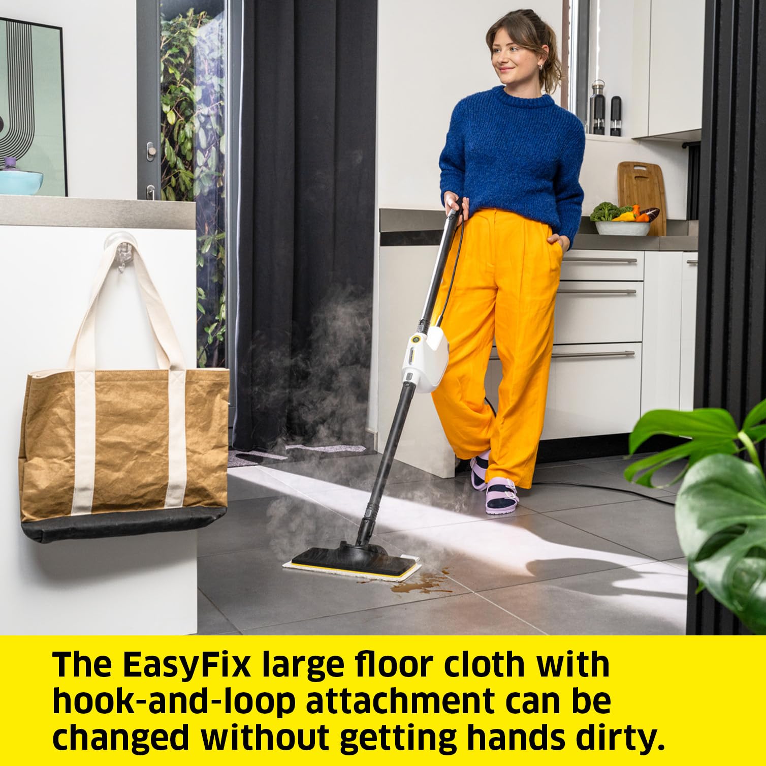 Kärcher Steam Cleaner SC 1 Multi & Up Extra - 0.5 min Heat Time | 1300W | Convertible Design 5