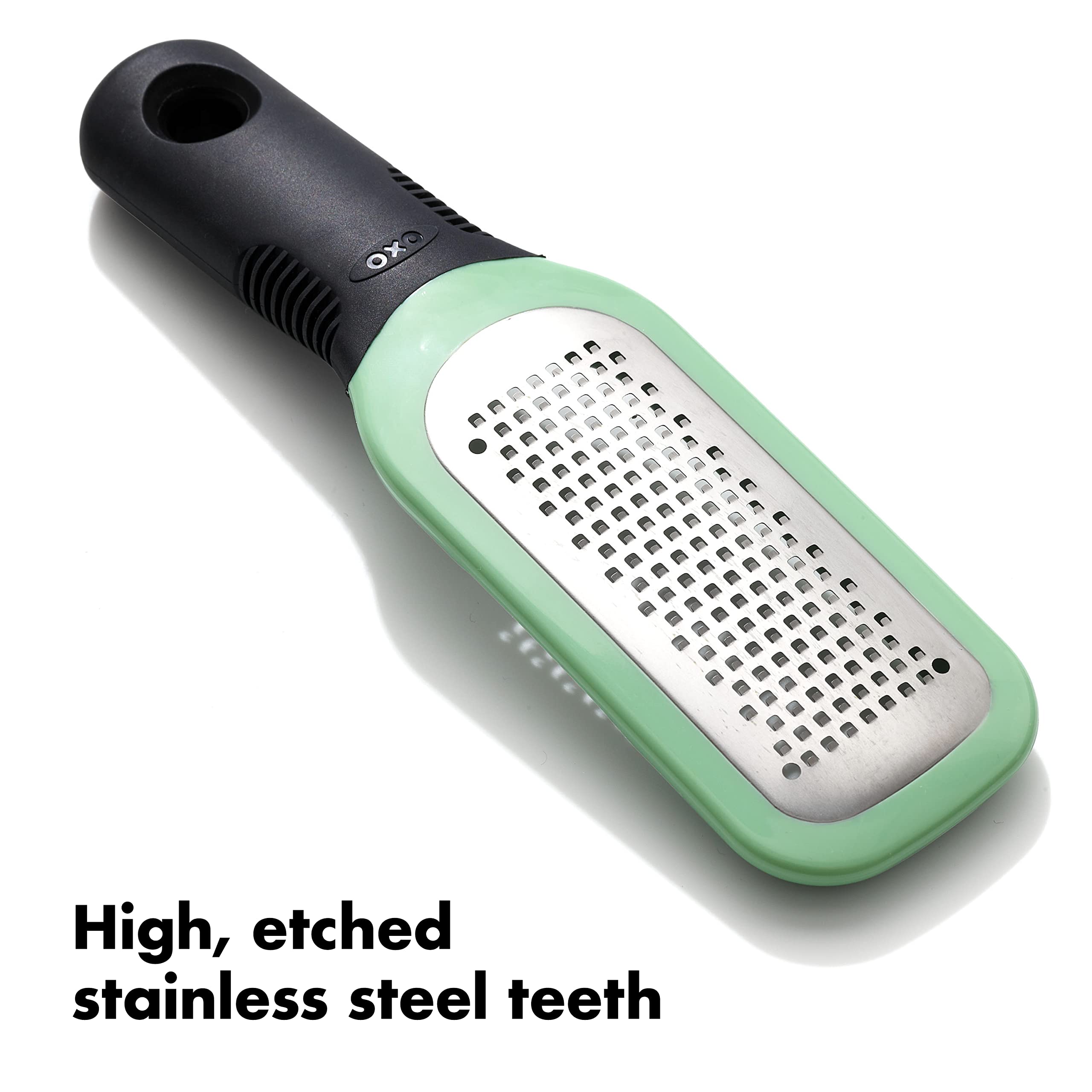 OXO Good Grips Etched Ginger & Garlic Grater - Fine Paste Creation | Stainless Steel 3