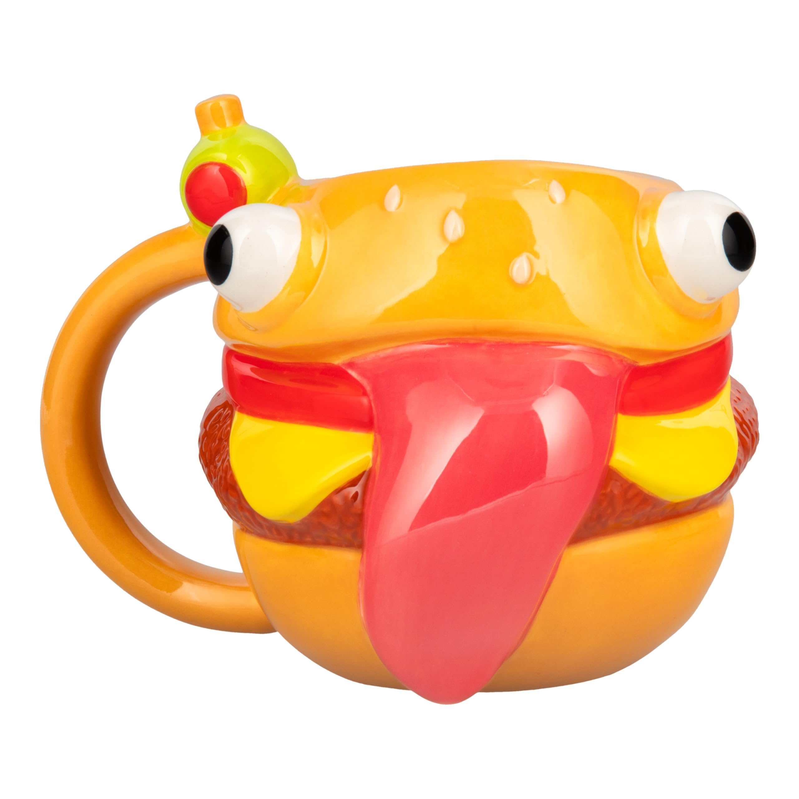 Paladone Fortnite Durrr Burger Shaped Ceramic Coffee Mug - 450ml Capacity 5