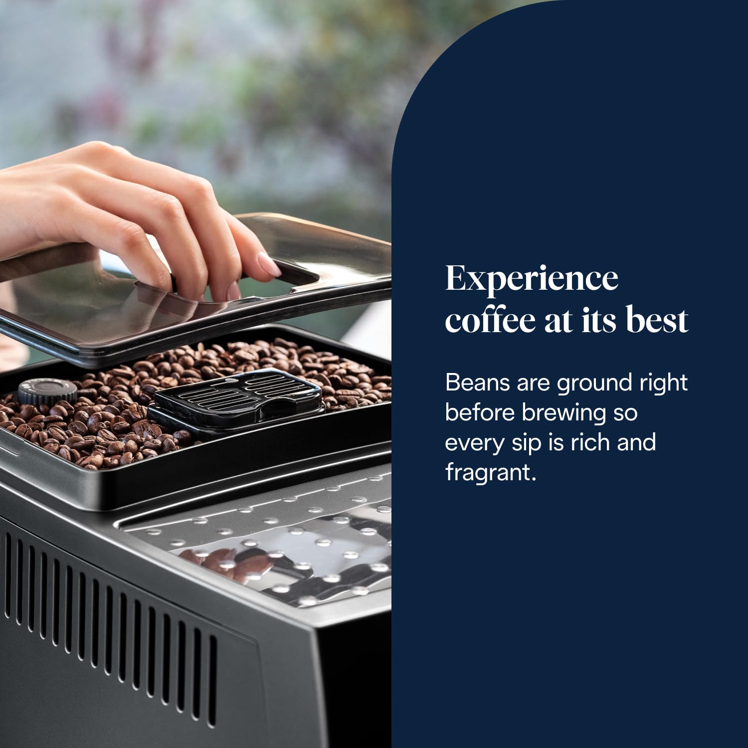 De'Longhi Magnifica S Bean-to-Cup Coffee Machine - ECAM22.110.B | Integrated Grinder | Milk Frother 4