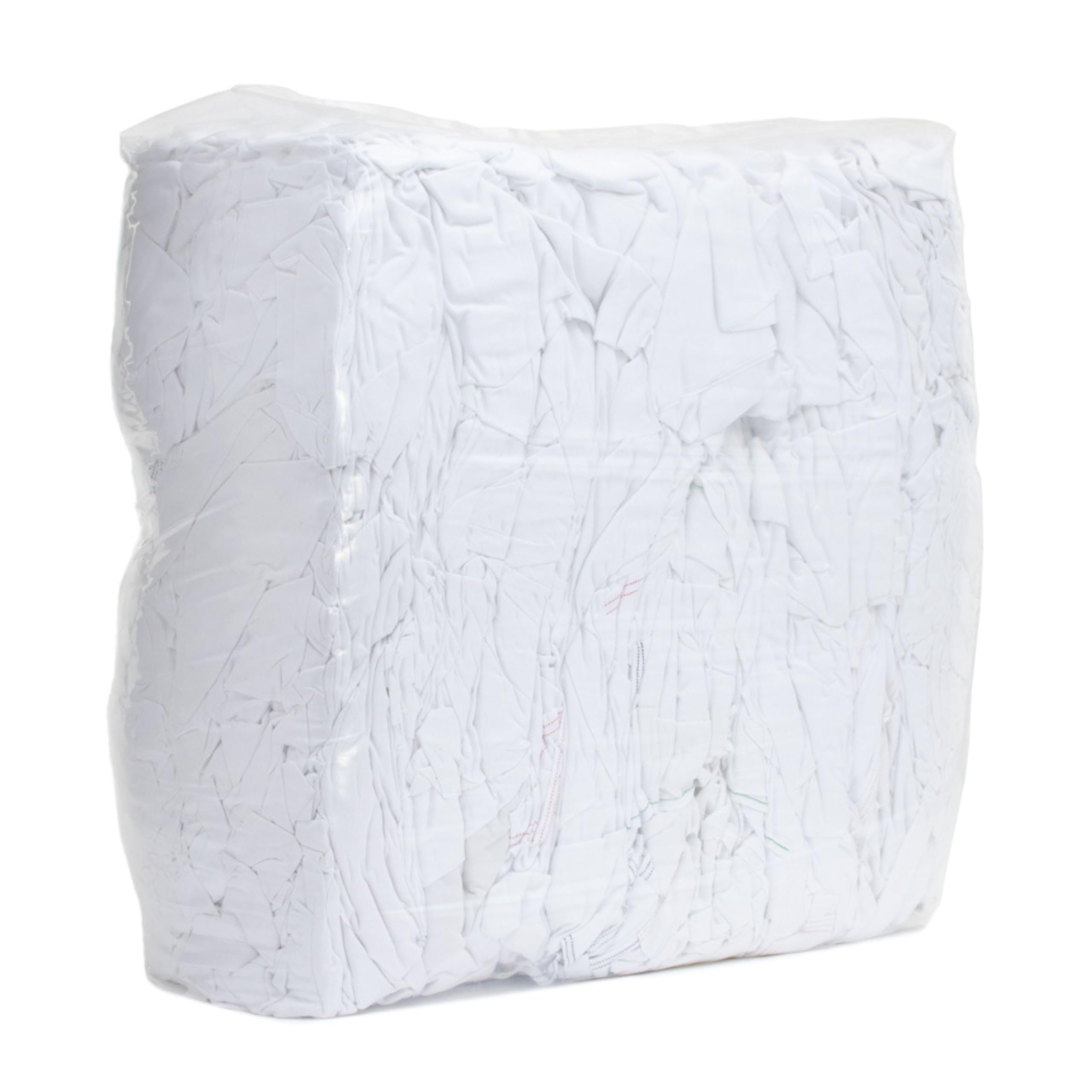 Furniture Clinic Lint Free Cotton Cloth Rags - 10kg Bulk Bag | White, Washable 1