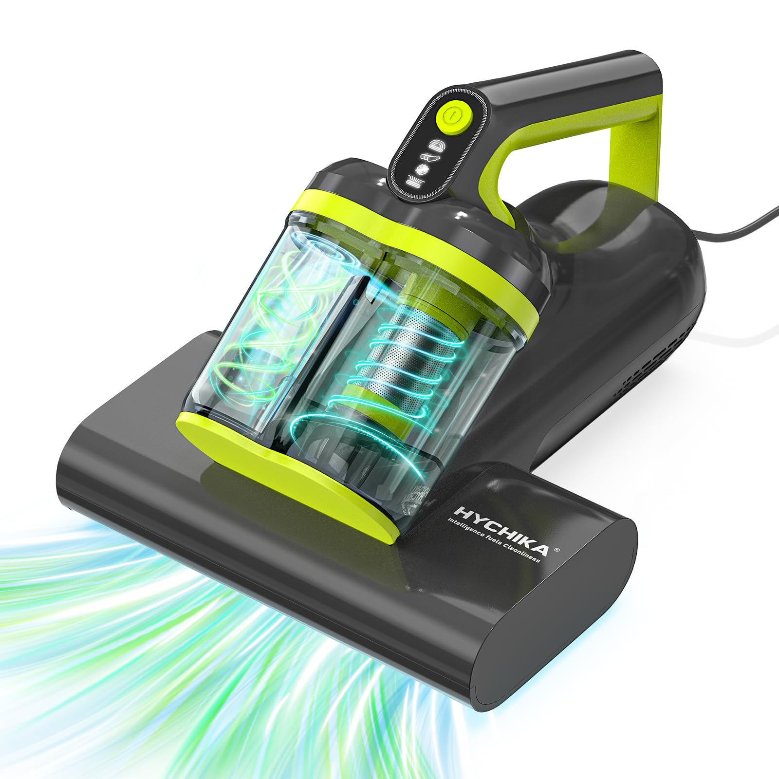 HYCHIKA Mattress Vacuum Cleaner - 16kPa Suction, 5-in-1 Deep Cleaning with UV-C Light & Heat 9