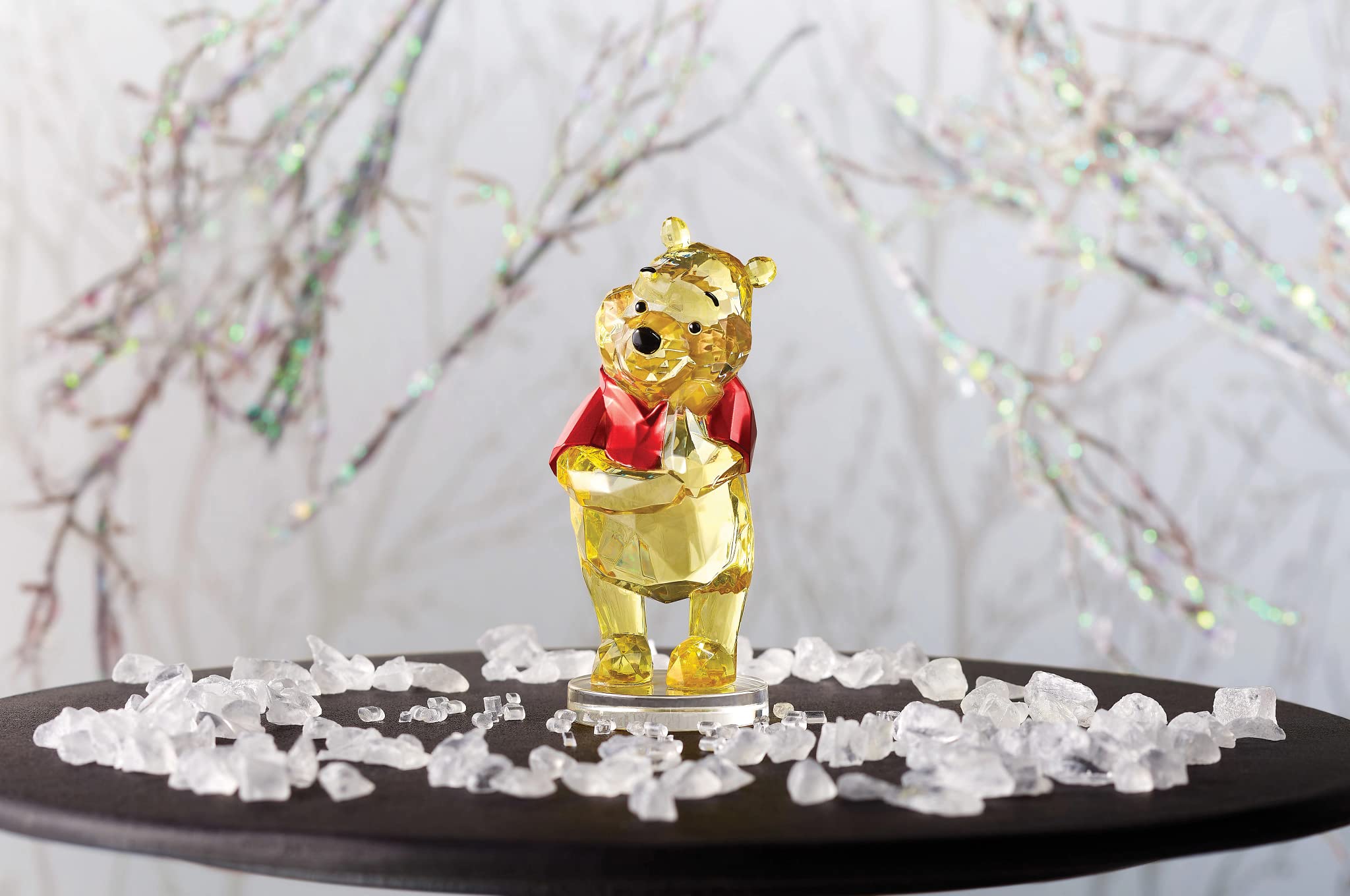 Enesco Winnie the Pooh Facet Acrylic Figurine | Licensed Facets Collection | 3.75" High 2