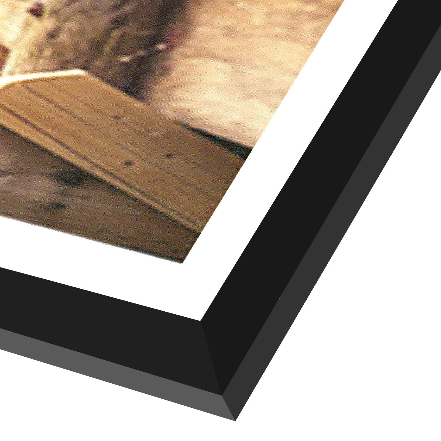 Americanflat Signature Collection 6x4 Collage Photo Frame - Black | Fits Five 4x6 Photos or One 8x24 Picture 6