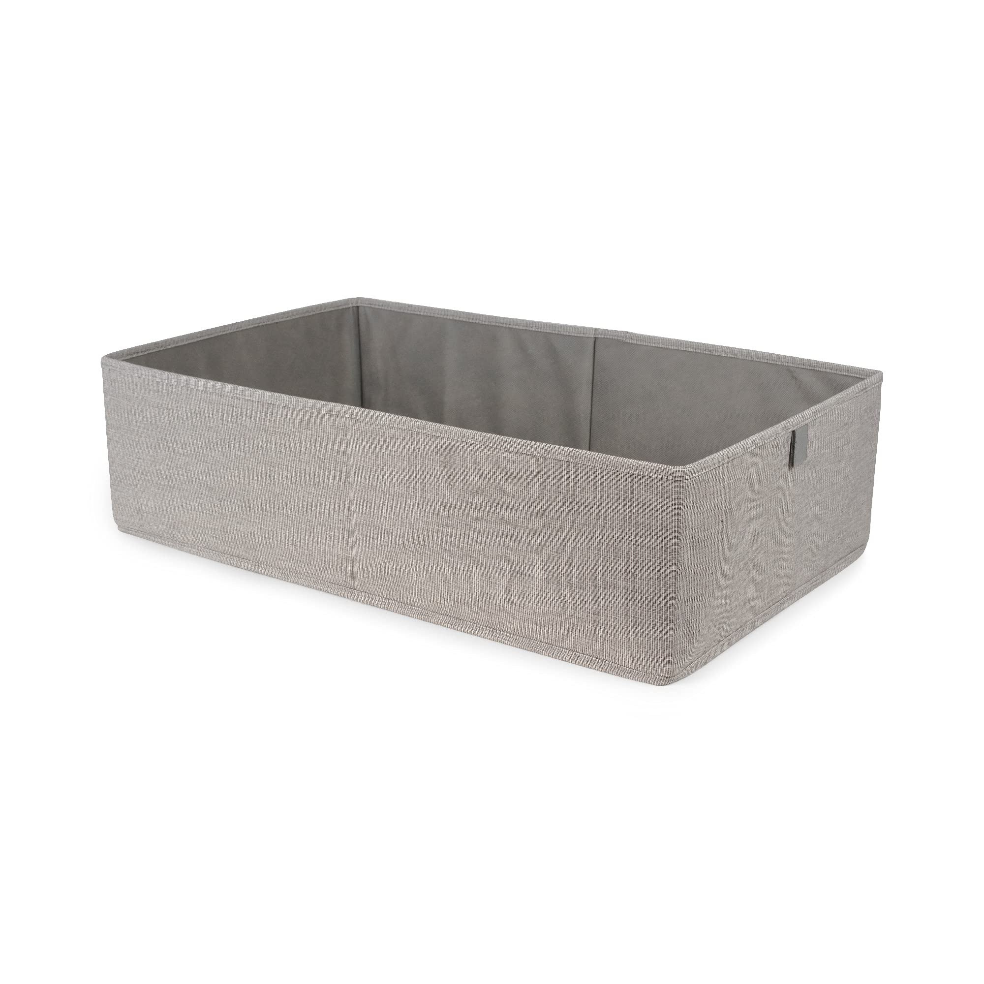 Compactor Oxford XL Storage Box - Grey | 56x36x16.5 cm | Durable Oxford Fabric & Cardboard 1