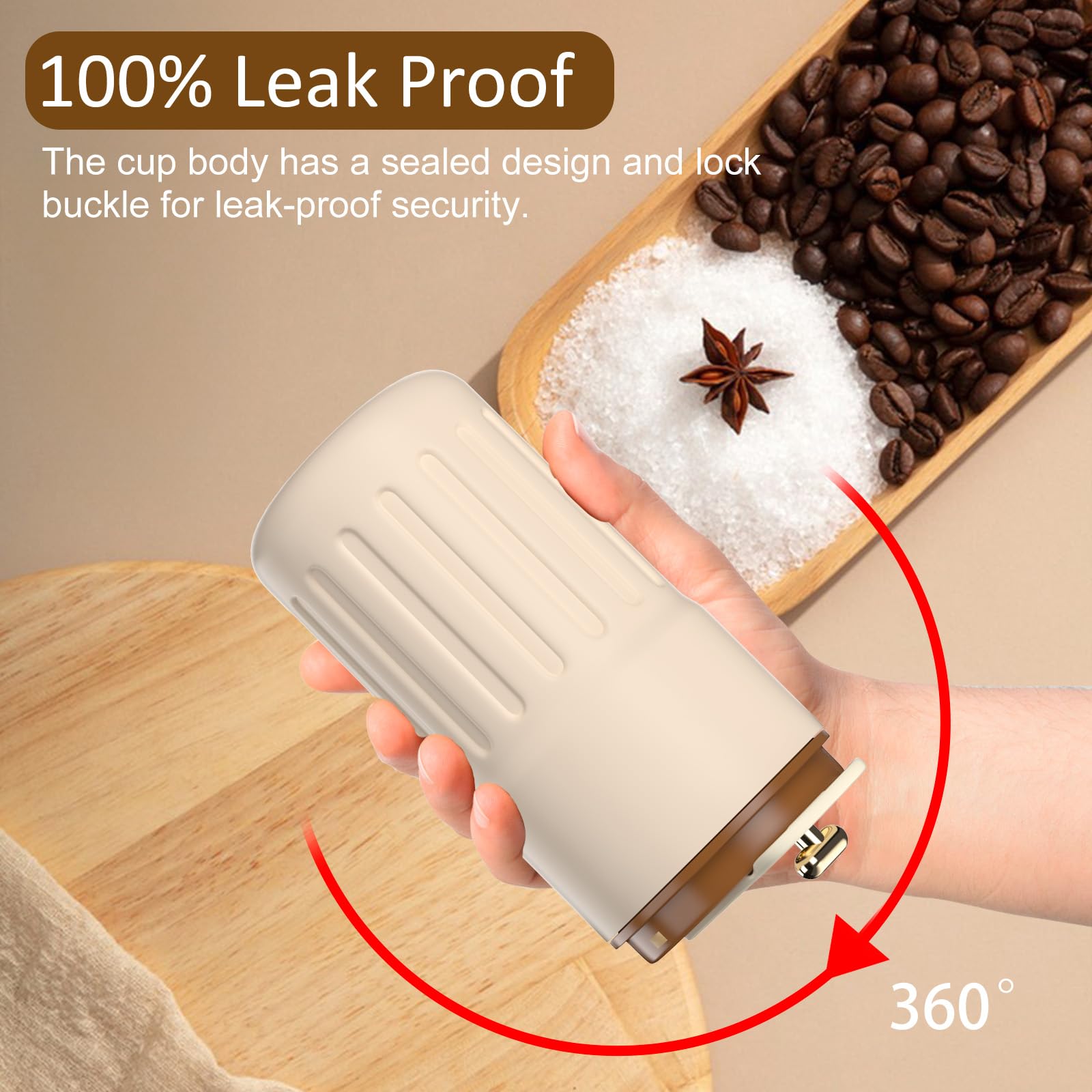 Homealexa Insulated Travel Mug with Temperature Display | 316/304 Stainless Steel | 410 ml 4