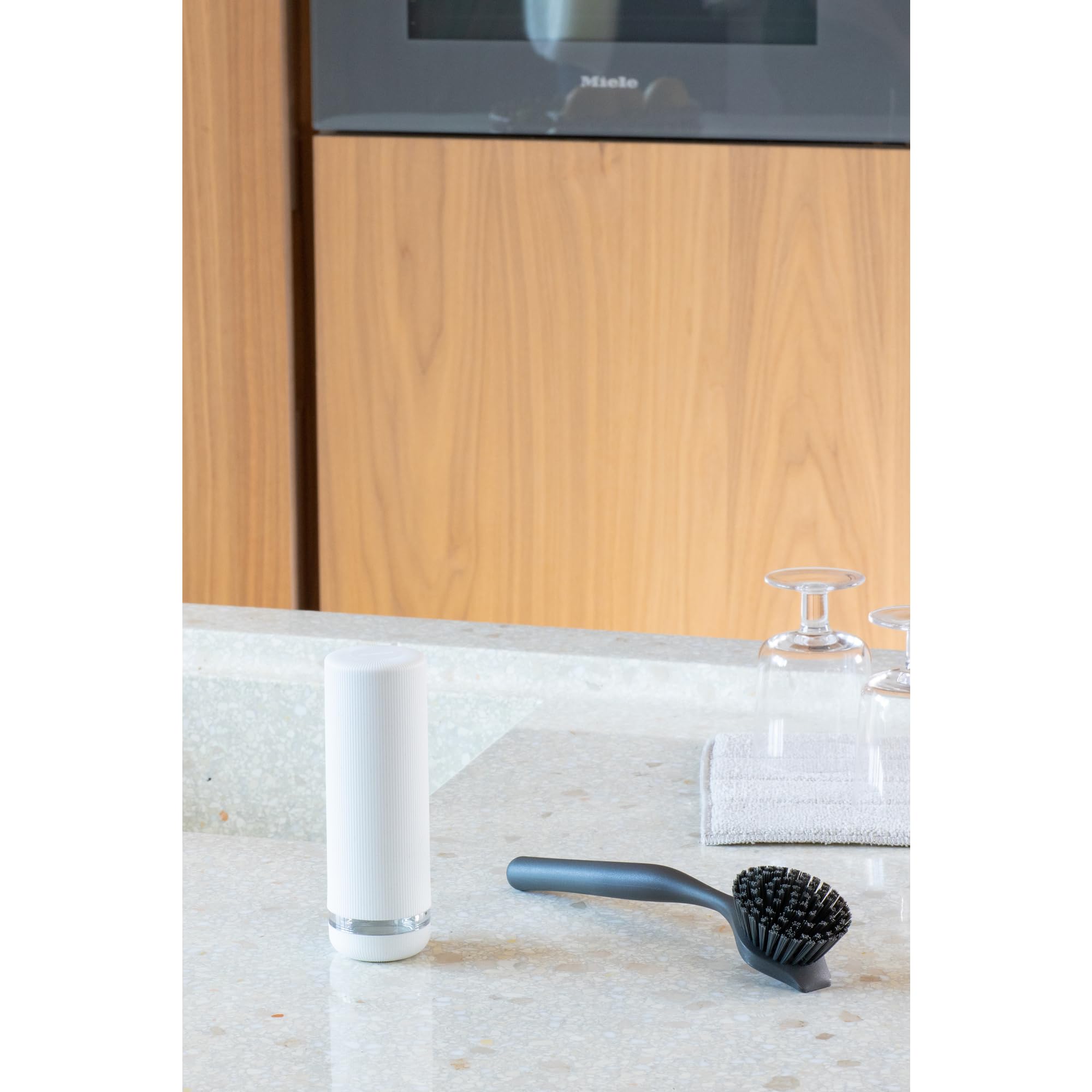 Brabantia SinkStyle Soap Squeezer - 200ml Capacity | Non-Drip | Mineral Fresh White 5