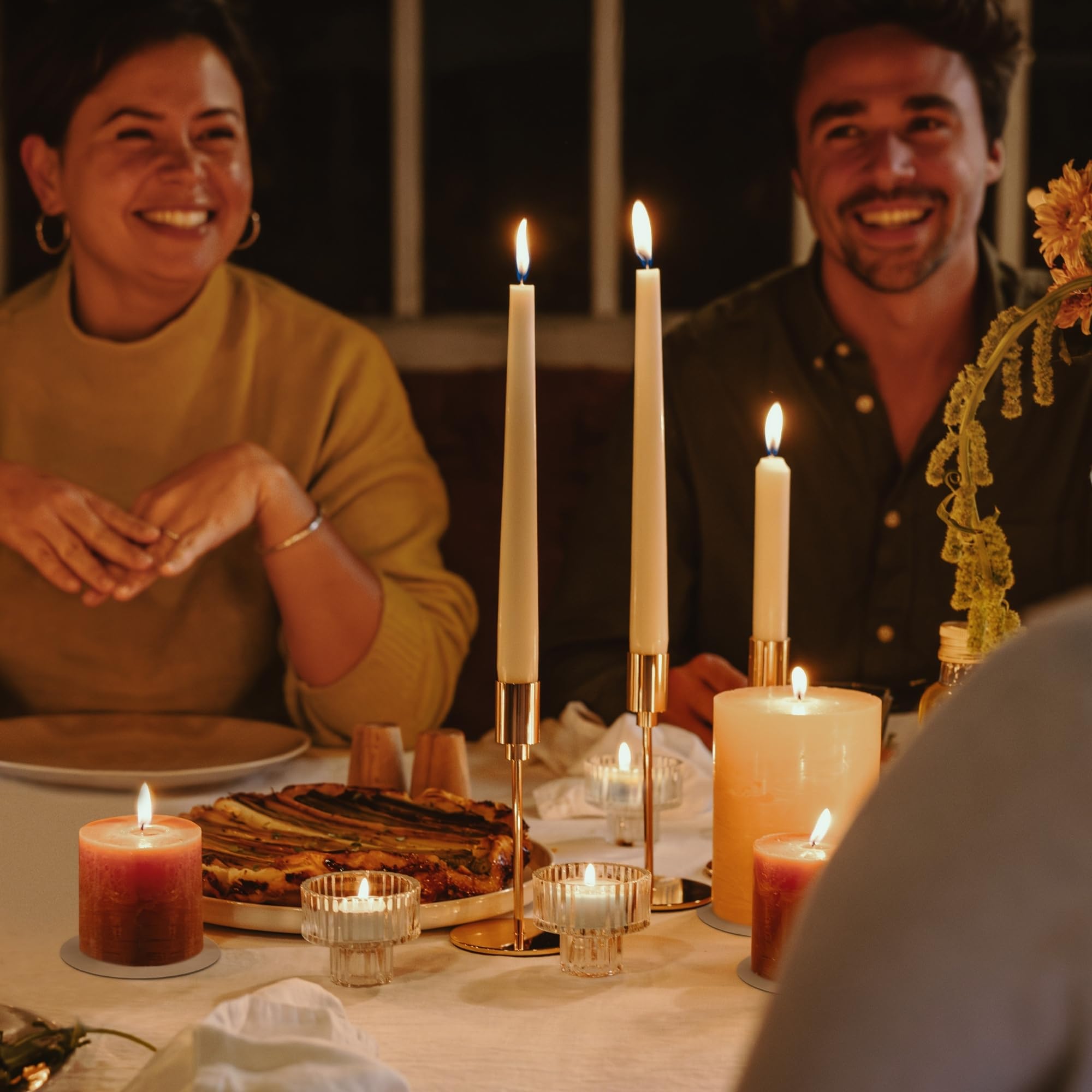 Spaas Premium Unscented Tealight Candles - 70 Pack | 6 Hour Burn Time | White Wax