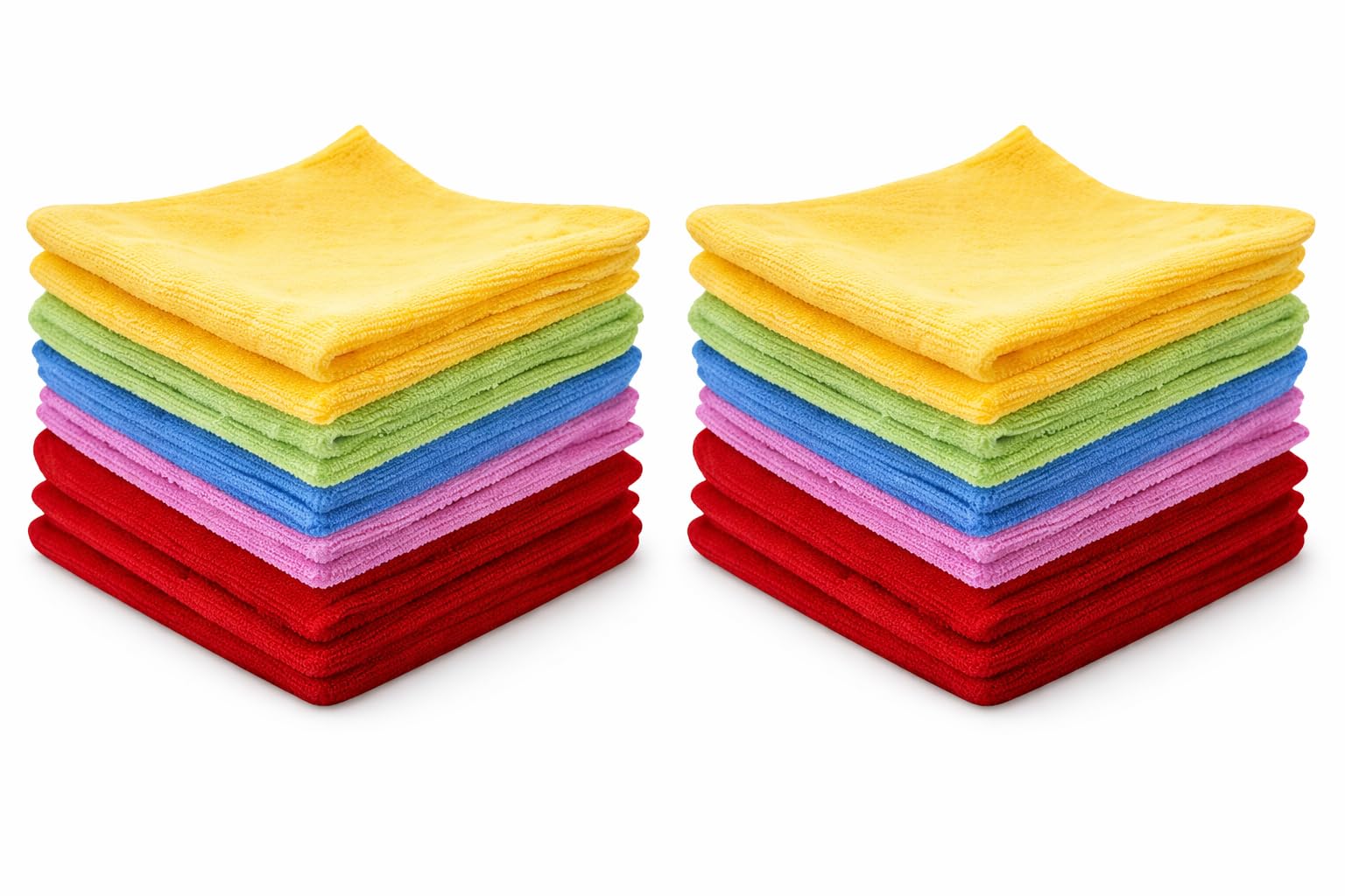 1ABOVE Microfibre Cleaning Cloths - Highly Absorbent & Lint-Free | 20 Pack, 30x30cm