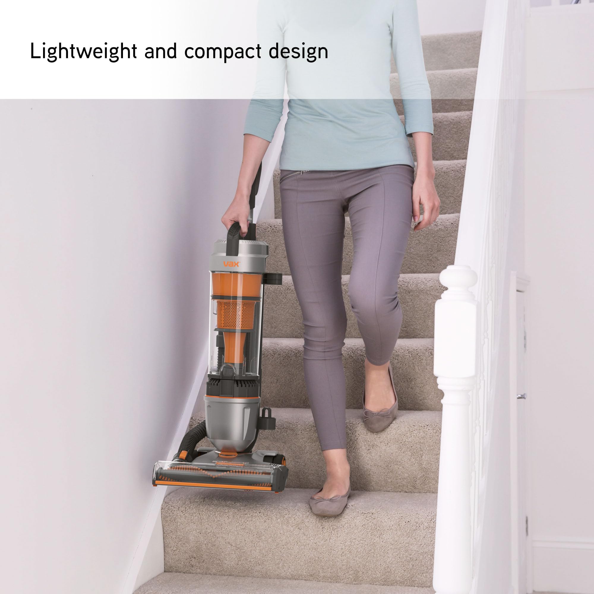 Vax Air Stretch Upright Vacuum Cleaner - 17m Reach, Lightweight 5kg, Bagless | U85-AS-Be 4