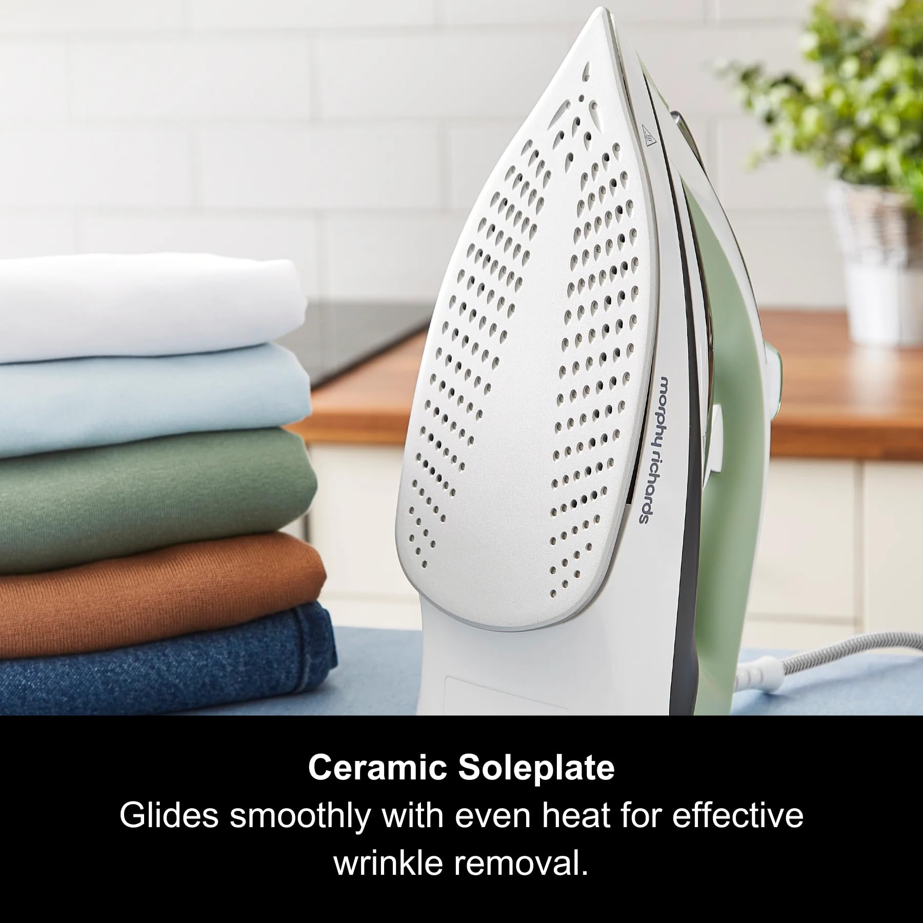 Morphy Richards Steamflow Turbo Steam Iron - 35g/min Vertical Steam | Ceramic Soleplate | 450ml Tank 4