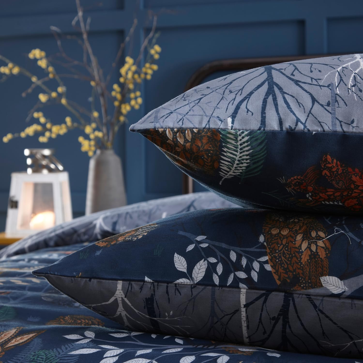 furn. Forest Fauna Reversible Duvet Cover Set | King Size | Polycotton Blend 3