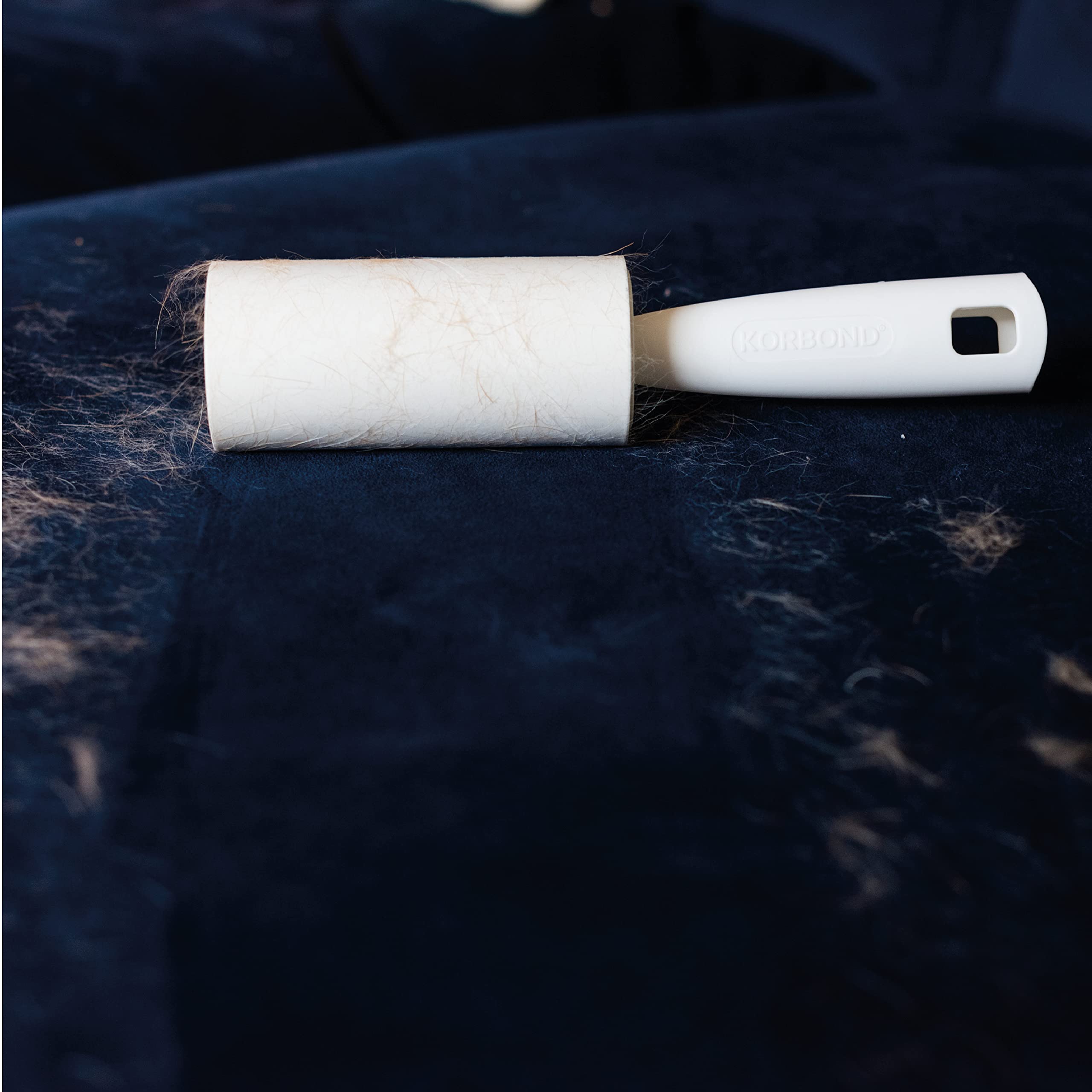 KORBOND Lint Roller with 49 Sticky Sheets | Removes Pet Hair, Dust, and Lint | White 6