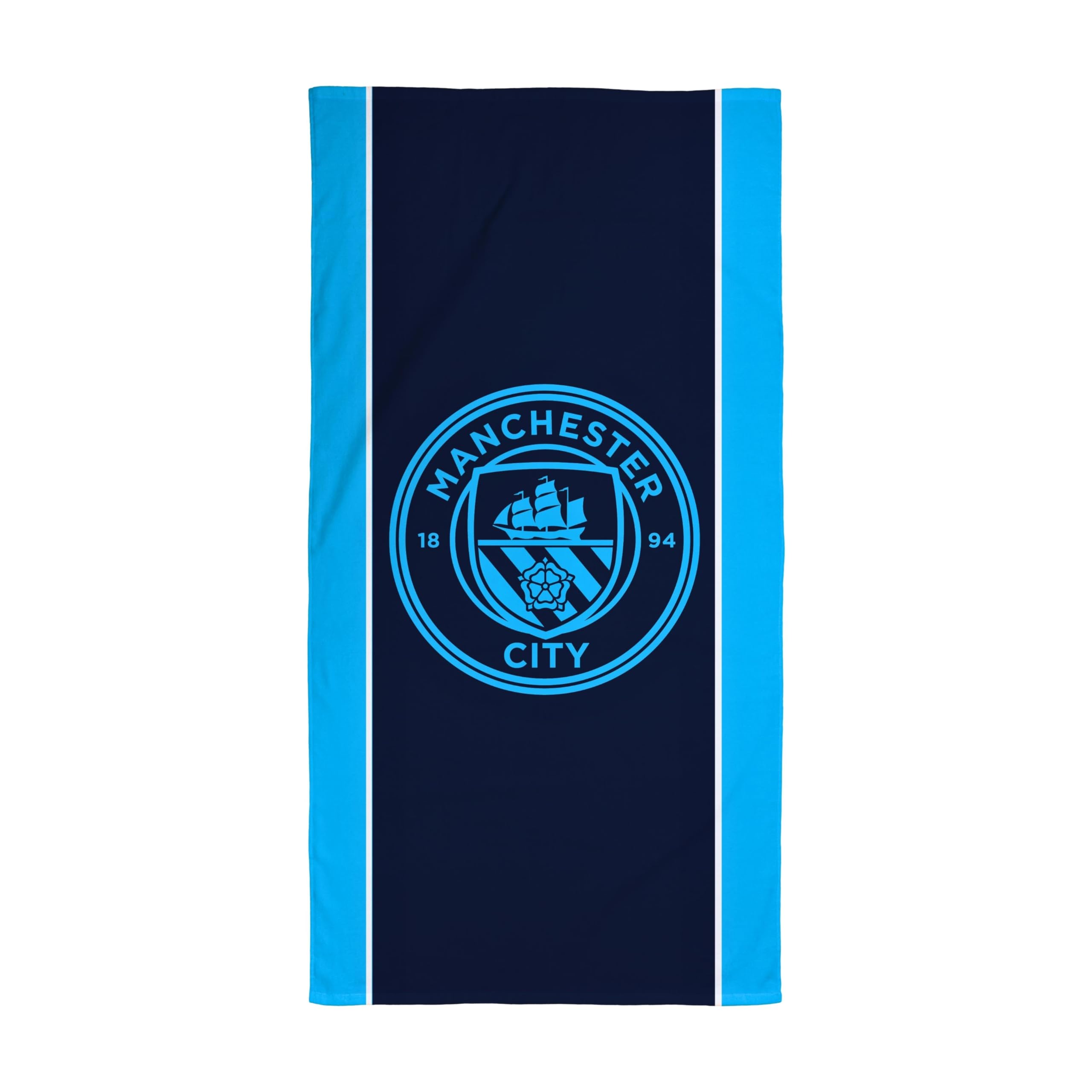 MANCHESTER CITY FC Beach Towel - Super Soft Cotton | 75 x 150 CM | Official Merchandise 1